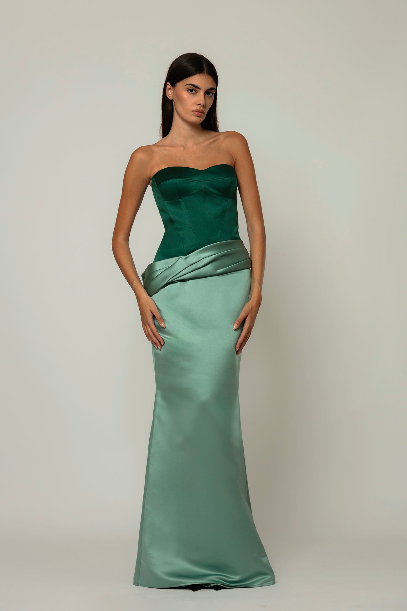 The Two-Tone Undressed Gown
