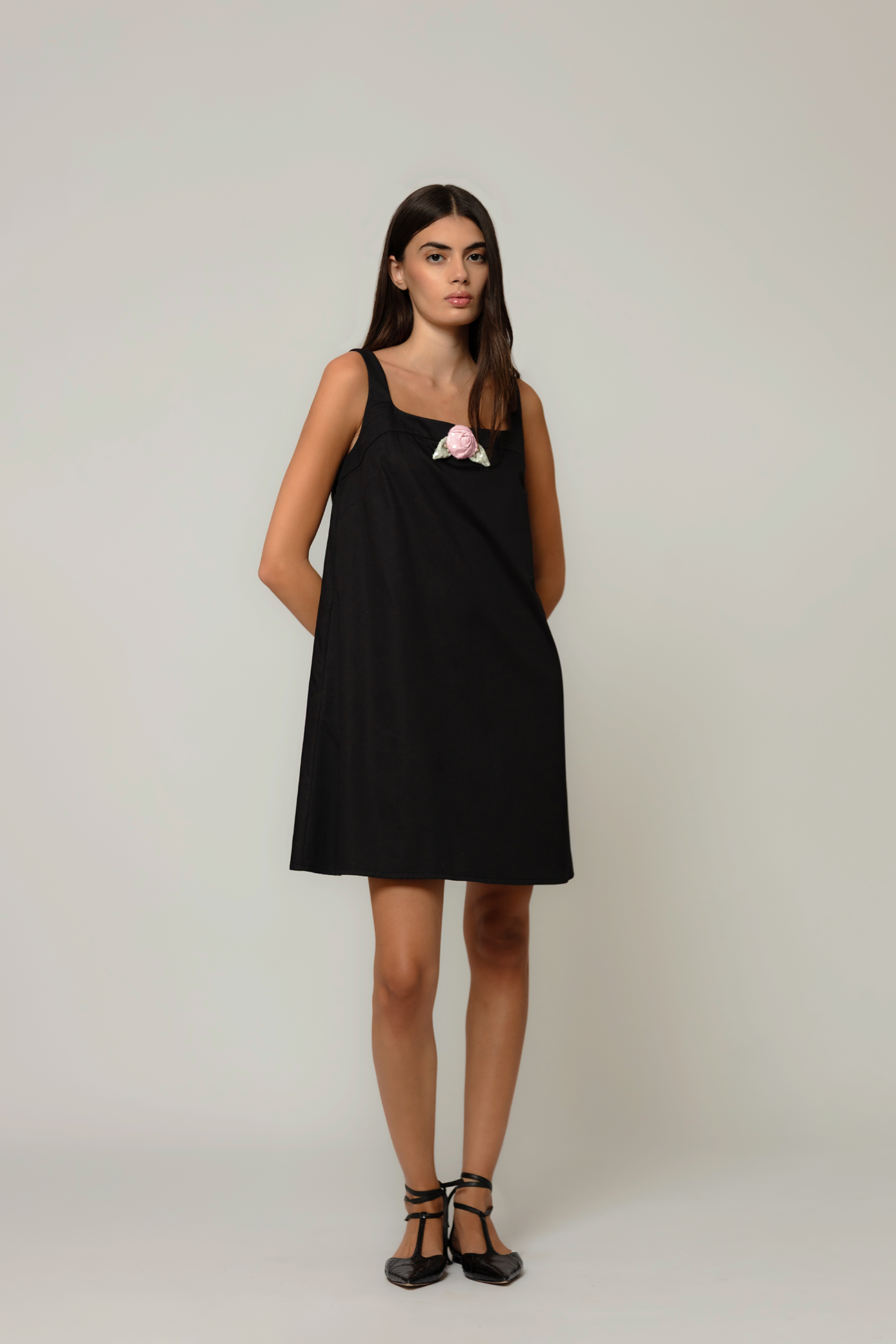 Garden Cotton Mini Dress