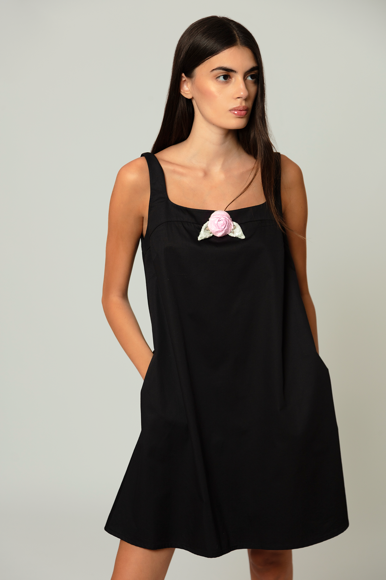 Garden Cotton Mini Dress