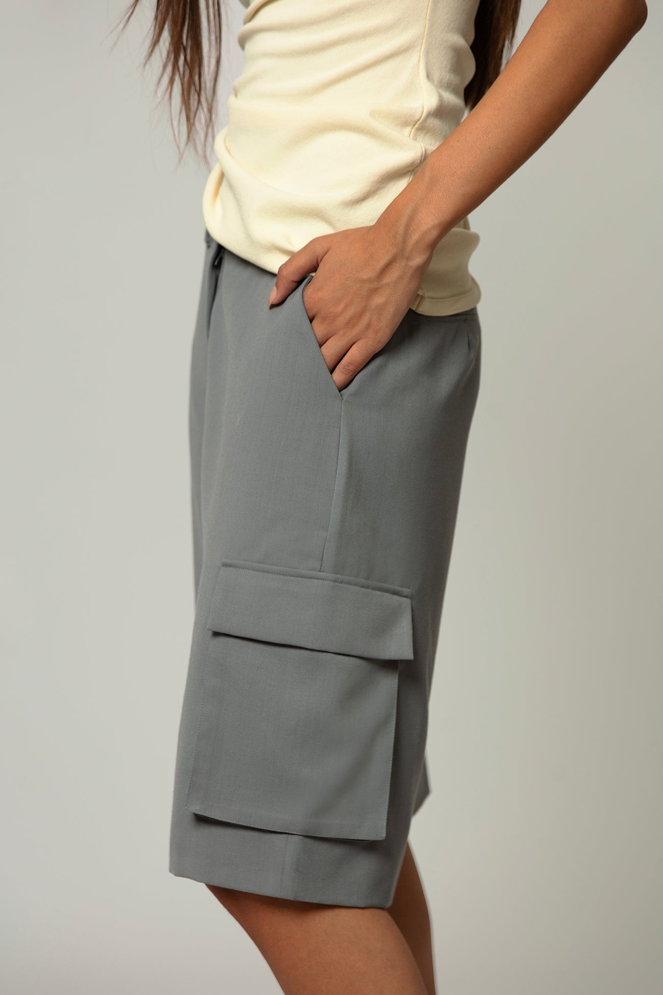 Low Waist Cargo Shorts