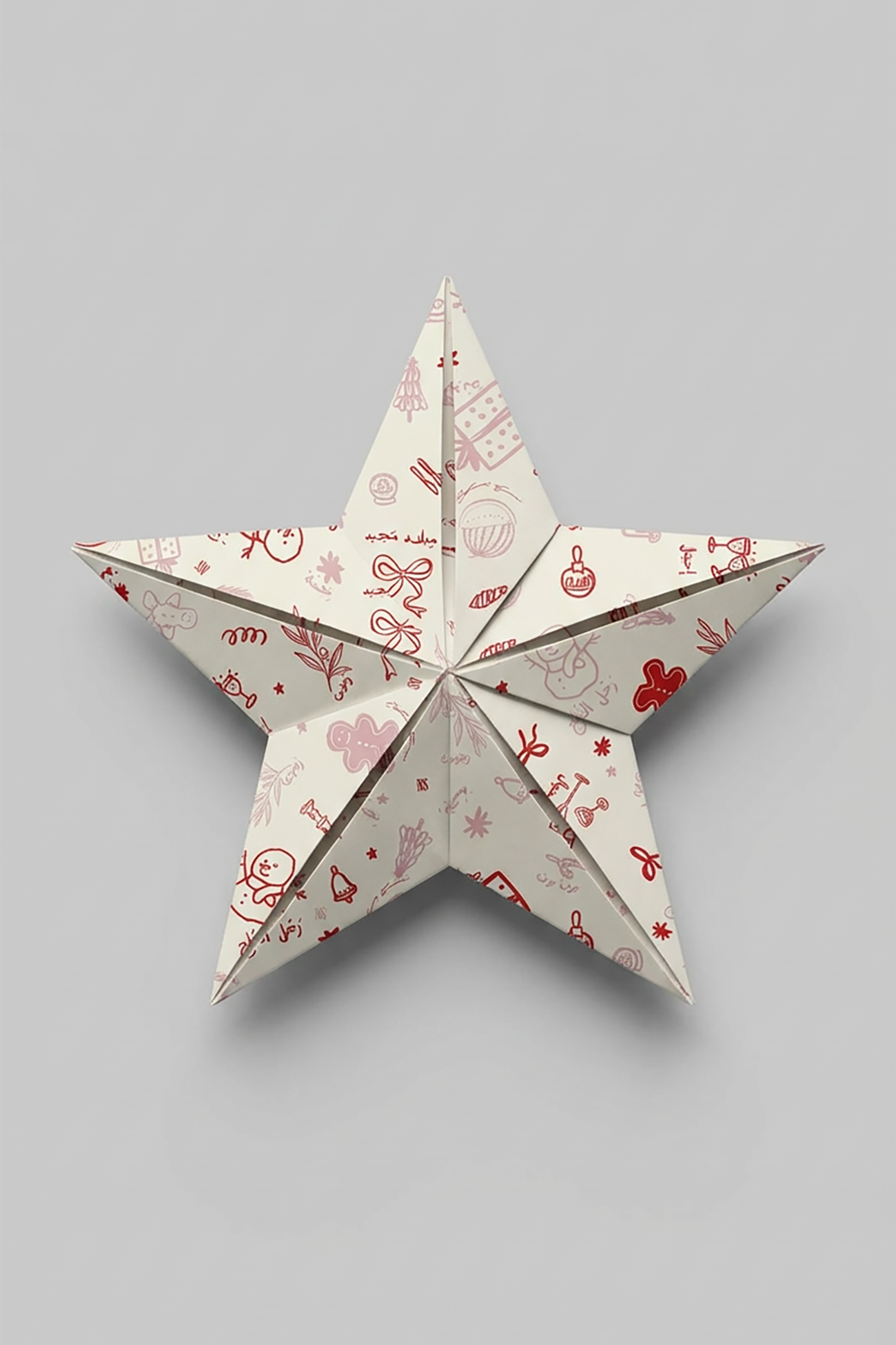 Faded Red Gift Wrapping Paper