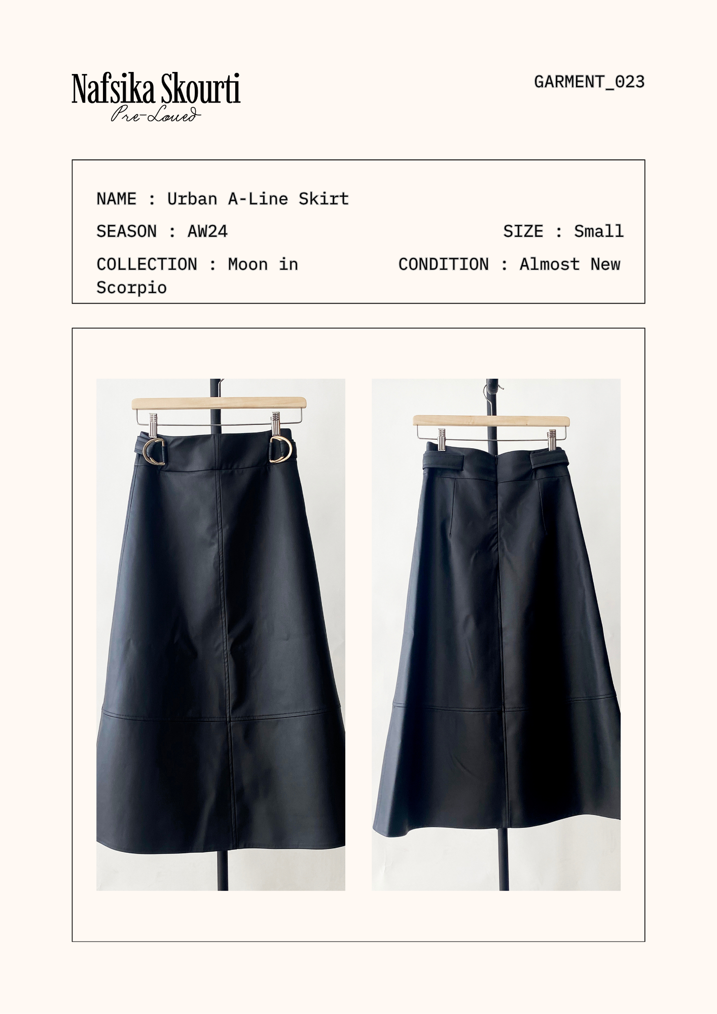 Pre-Loved Urban A-Line Skirt
