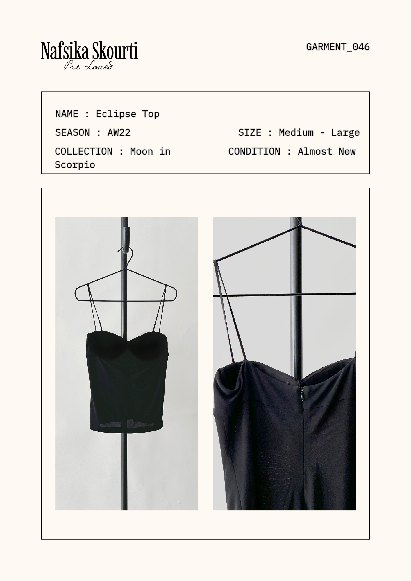 Pre-Loved Eclipse Top