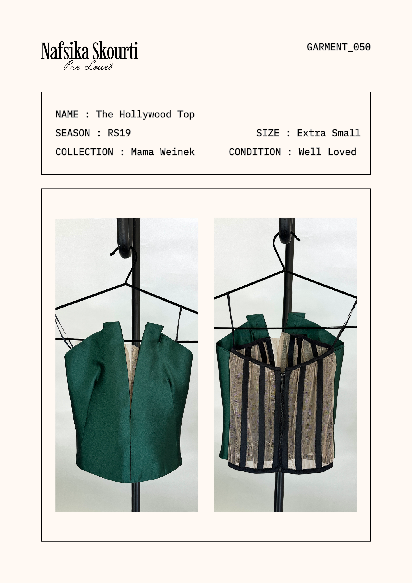 Pre-Loved The Hollywood Top