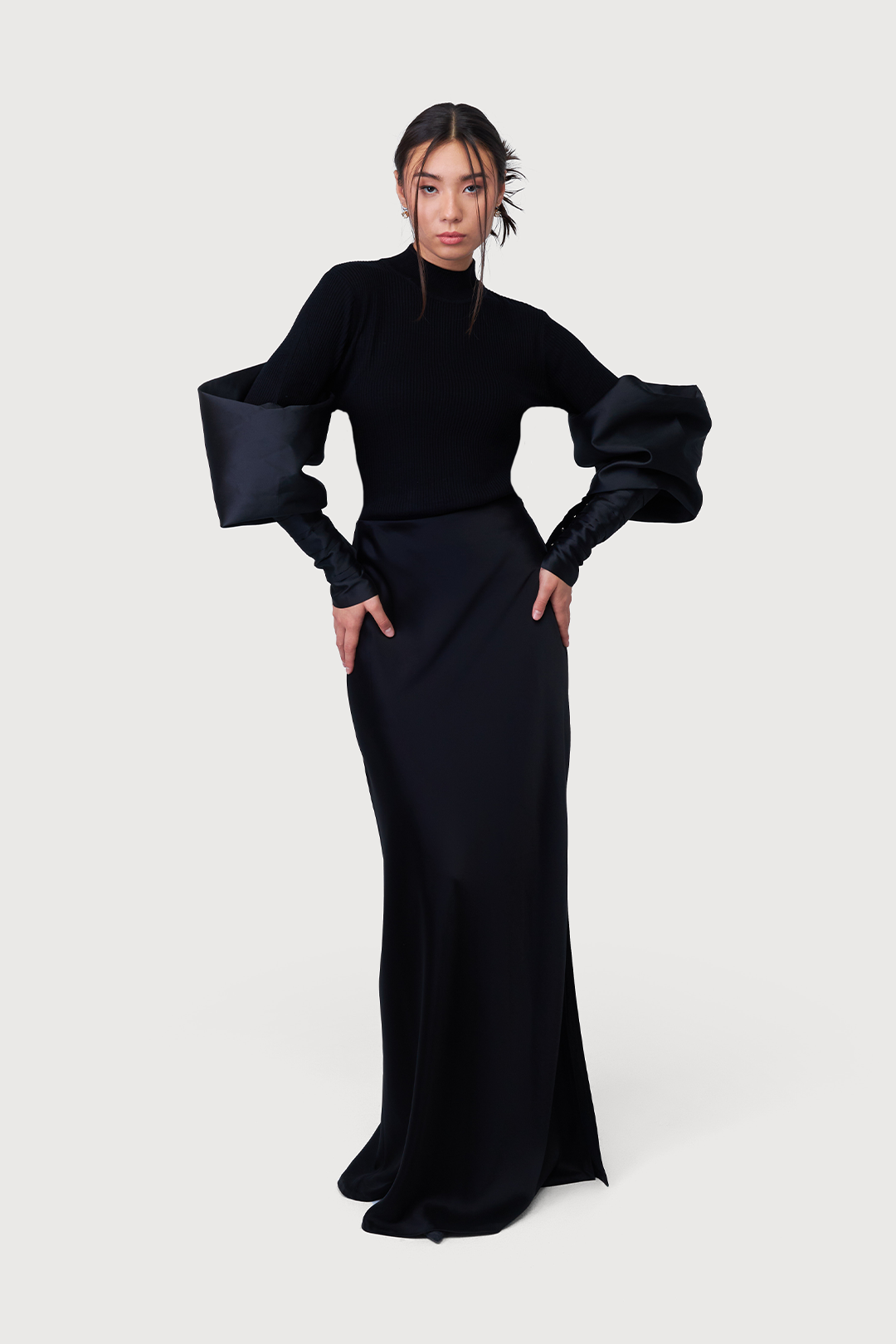 Turtleneck with Couture Sleeves - Nafsika Skourti