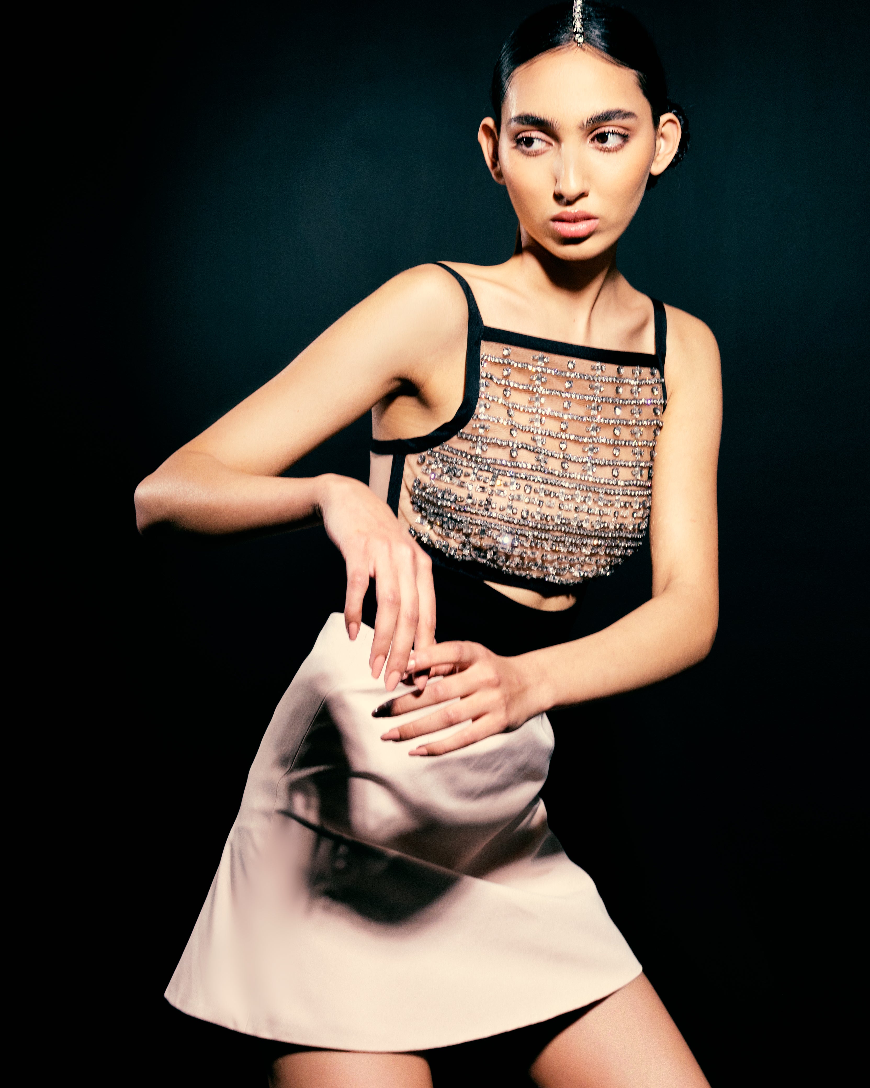 Crystal Duchess Mini Dress