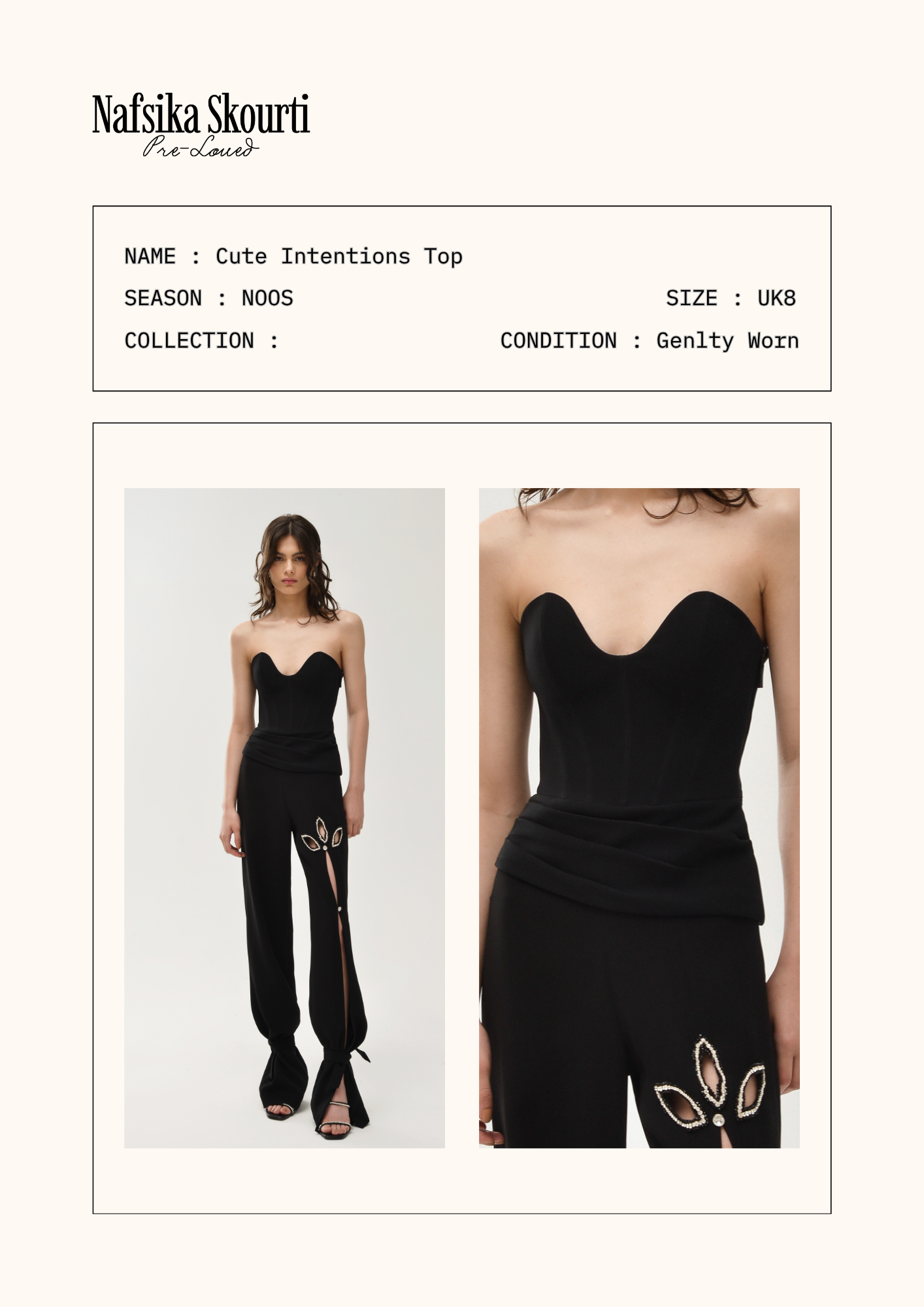 Pre Loved - Cute Intentions Top