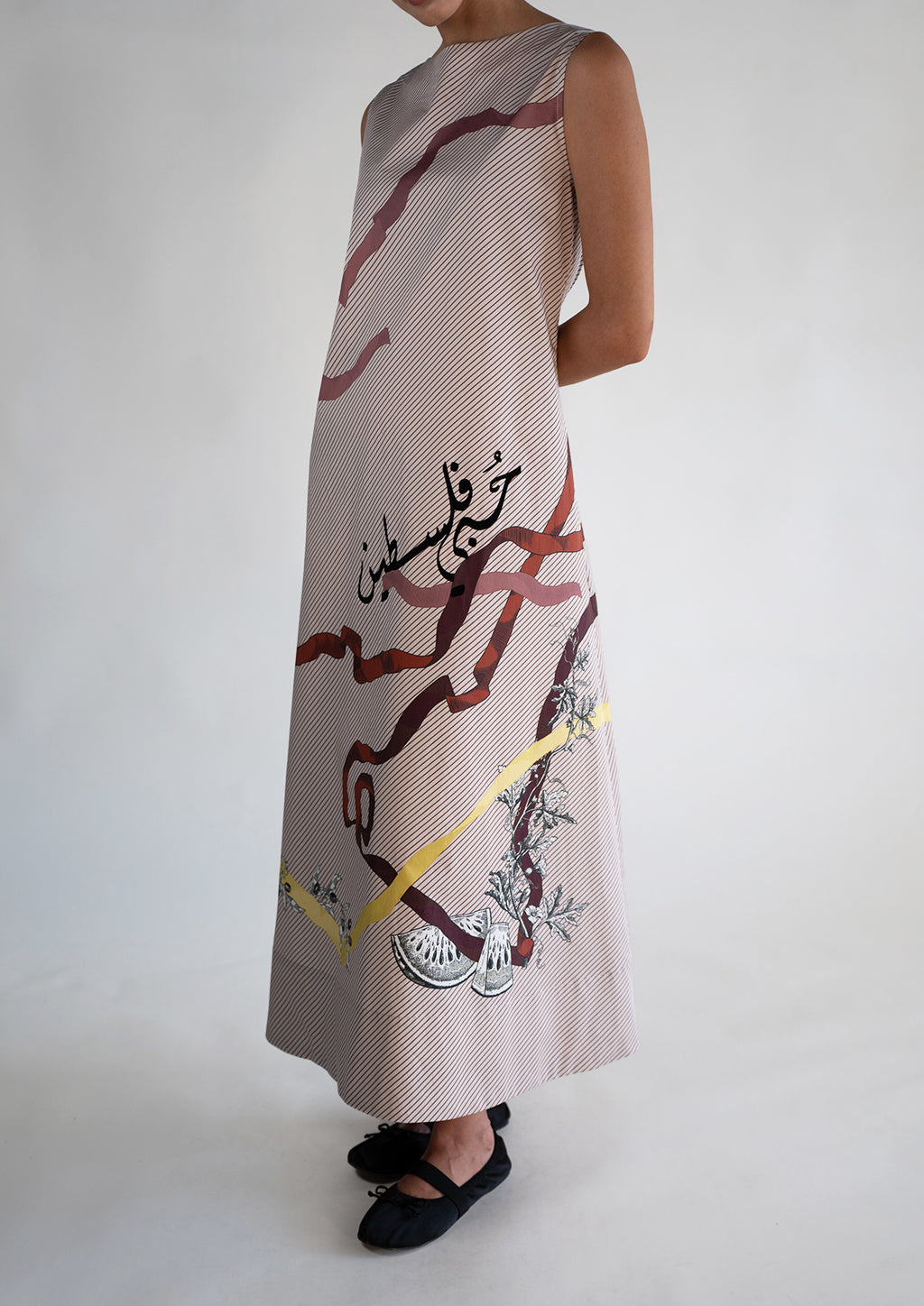 Poplin Cotton Striped Dress