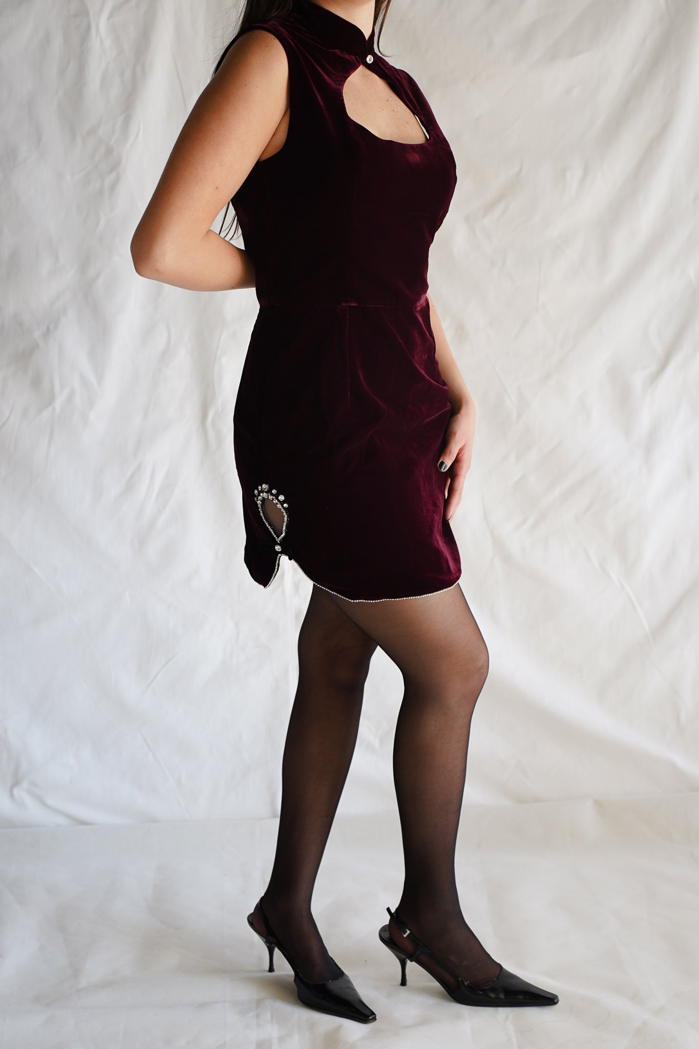 Keyhole Mini Dress - Nafsika Skourti