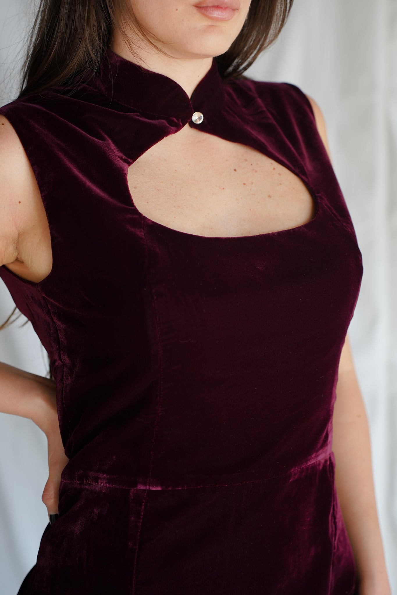 Keyhole Mini Dress - Nafsika Skourti