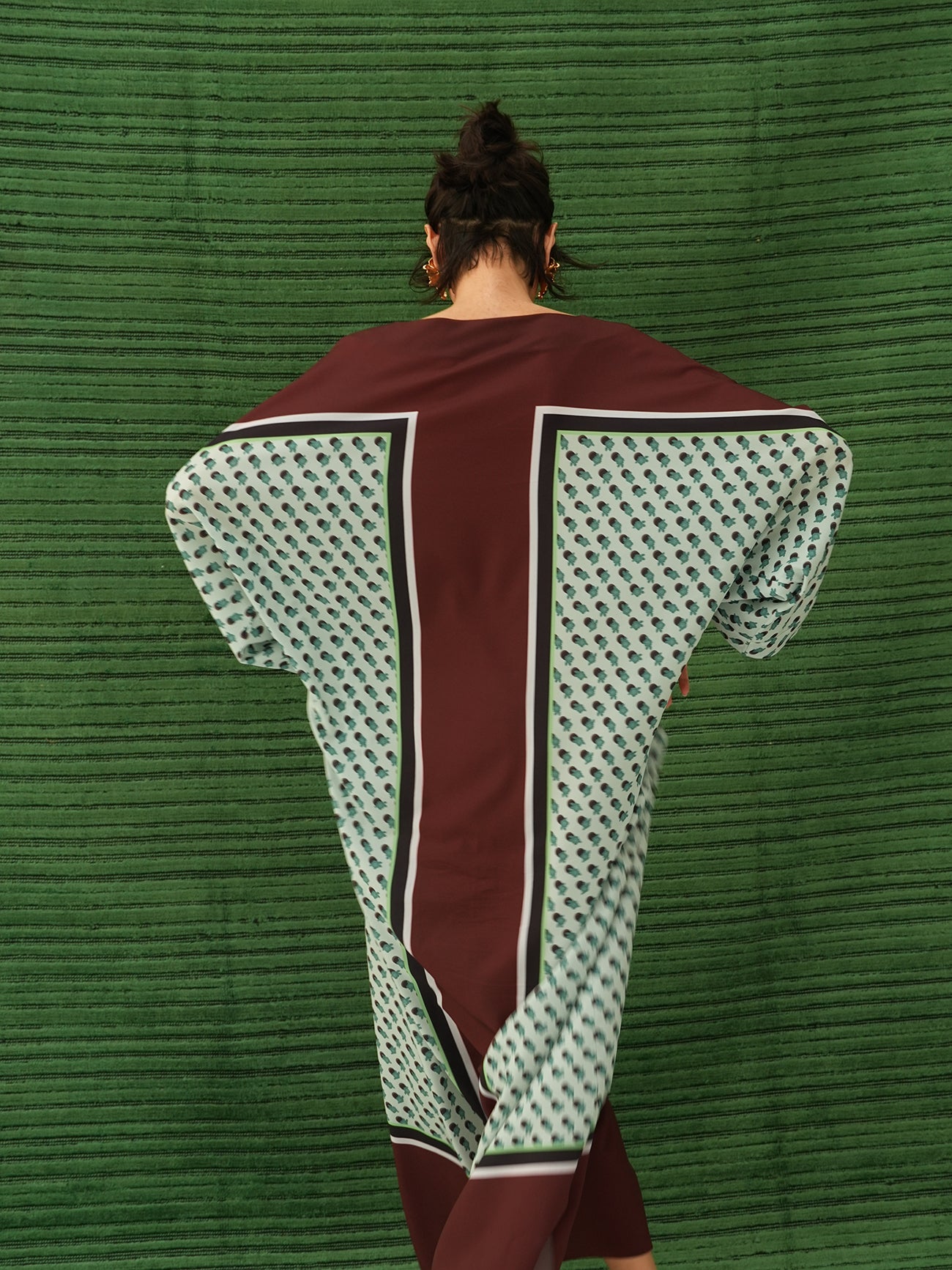 Bri Kaftan - Polkadot Teal