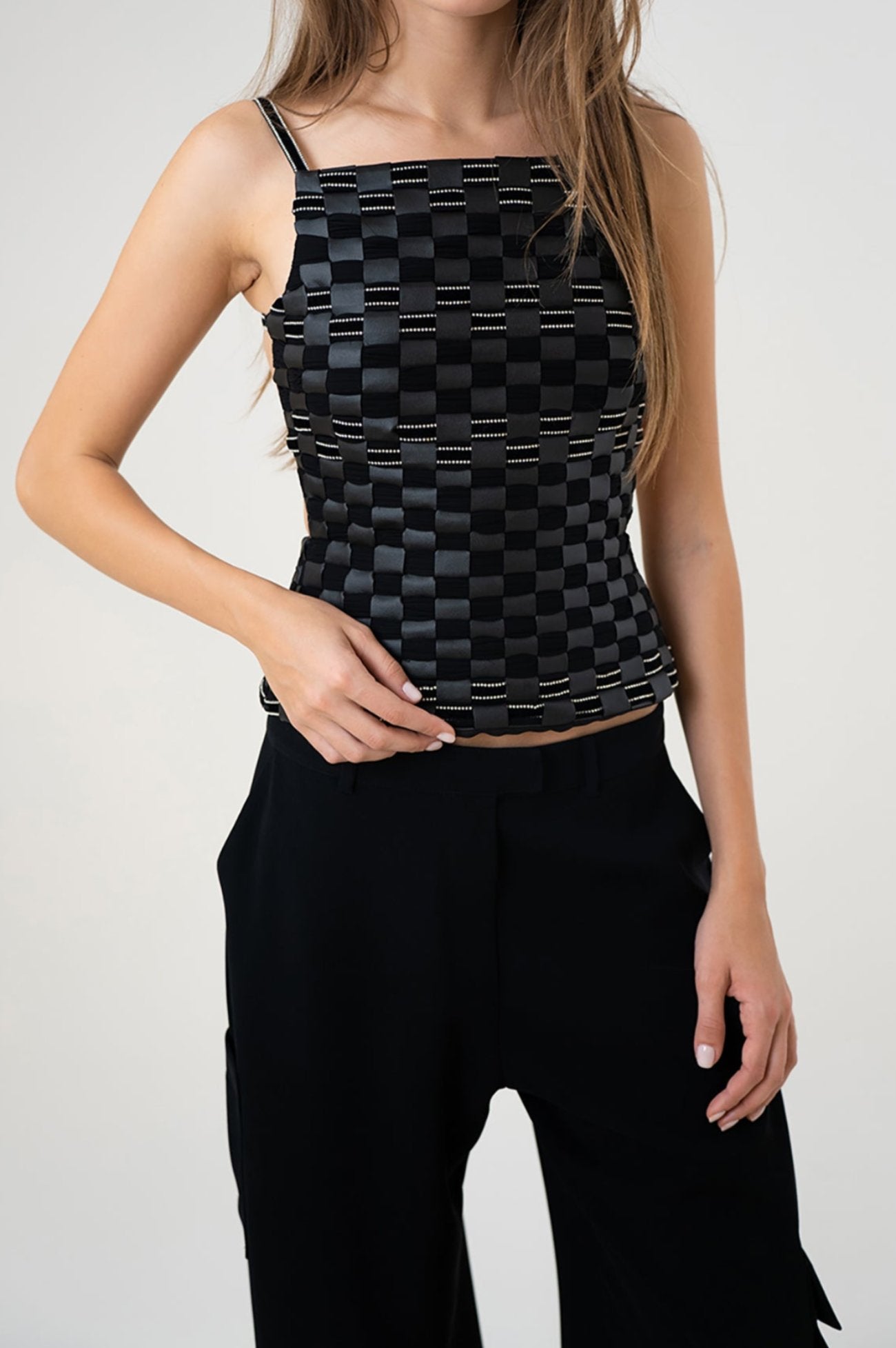 Embellished Woven Leo