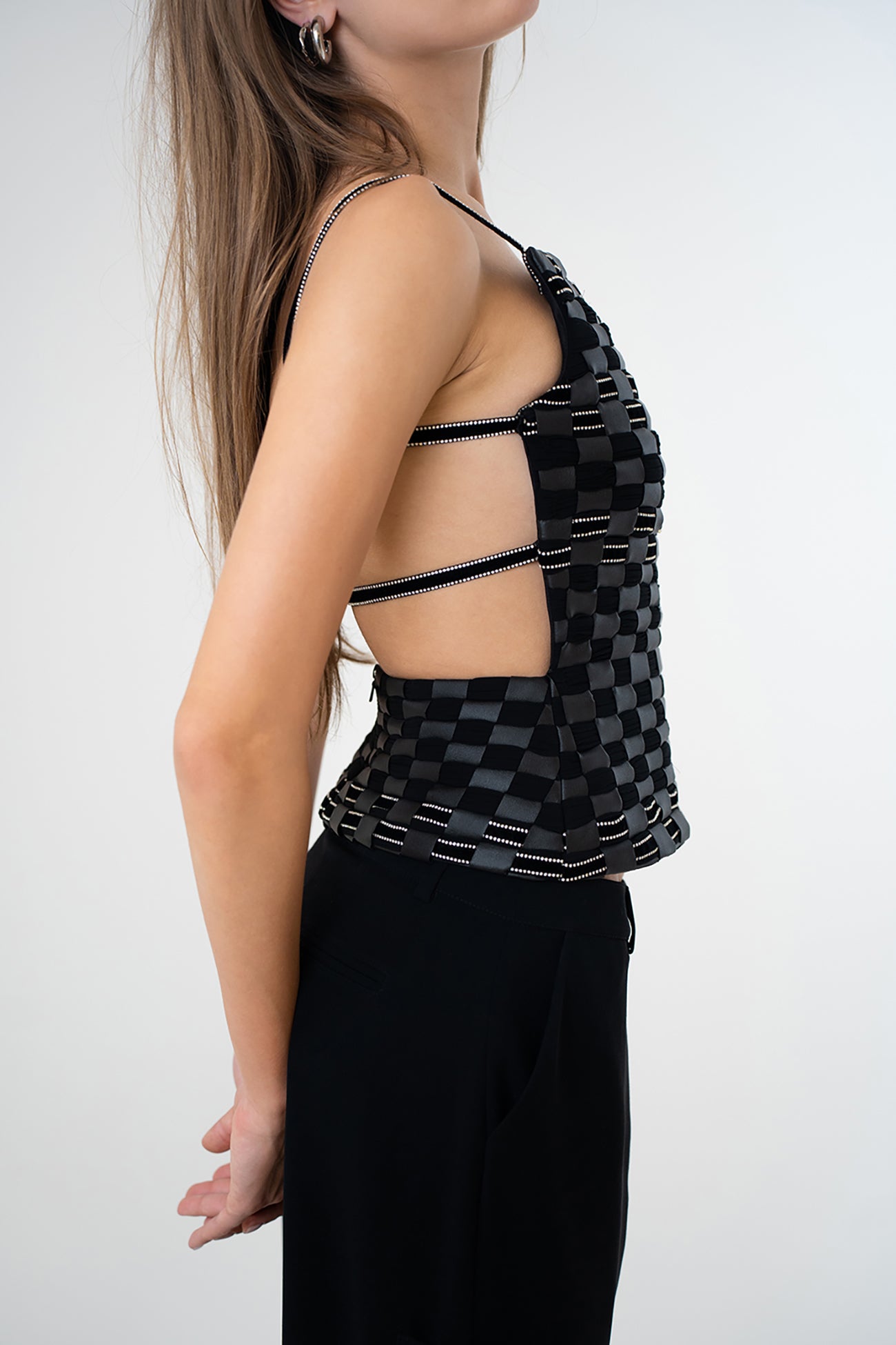 Embellished Woven Leo