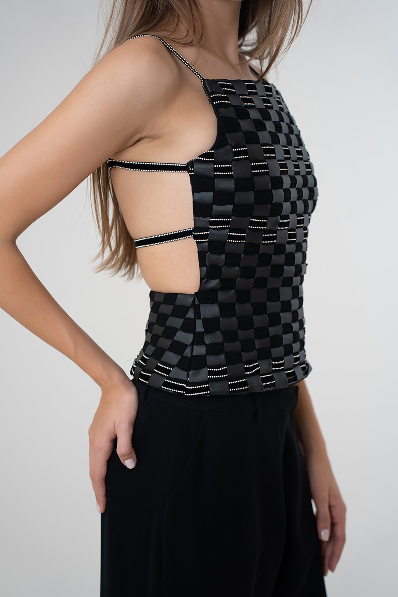 Embellished Woven Leo