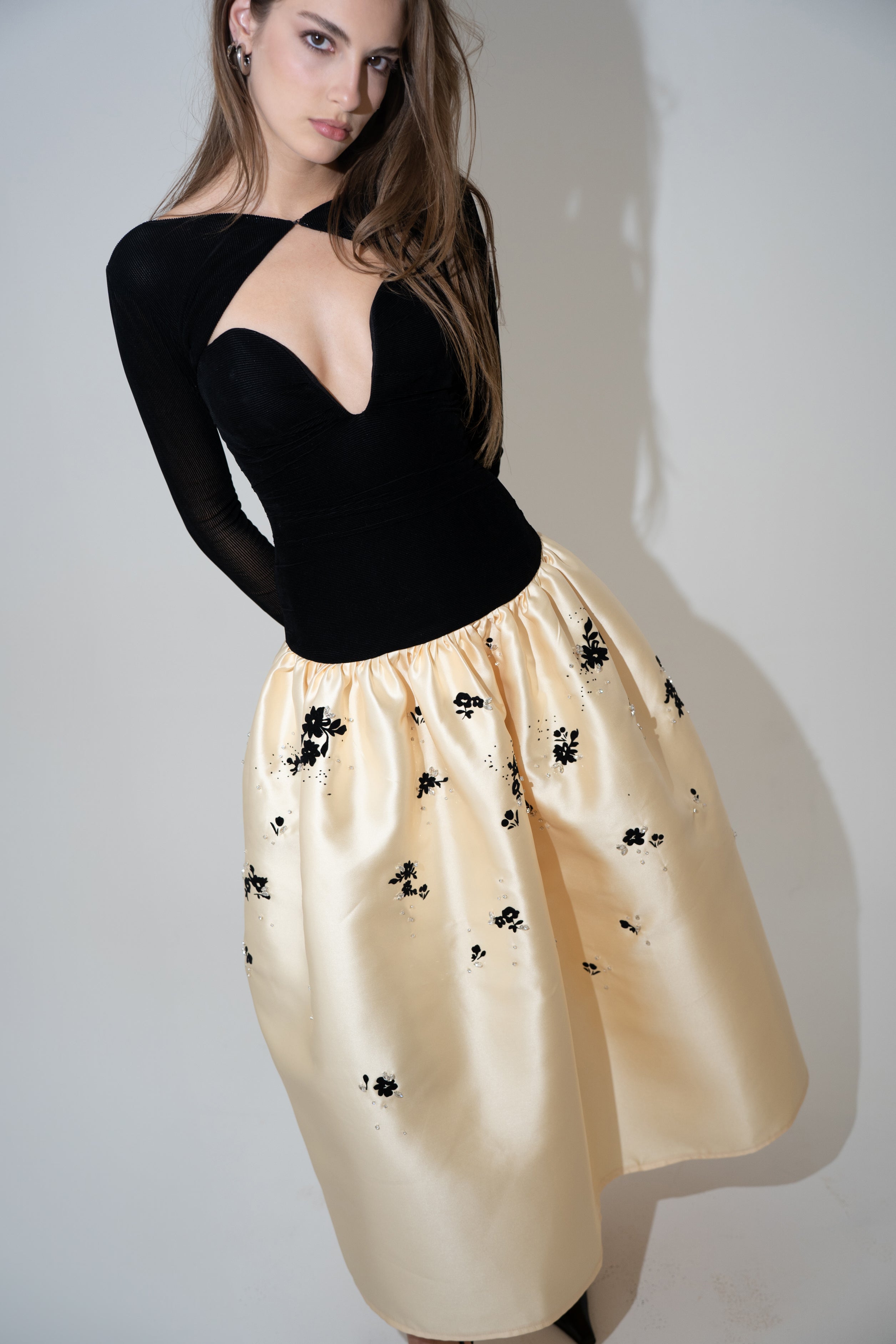 Stretch Velvet Bolero