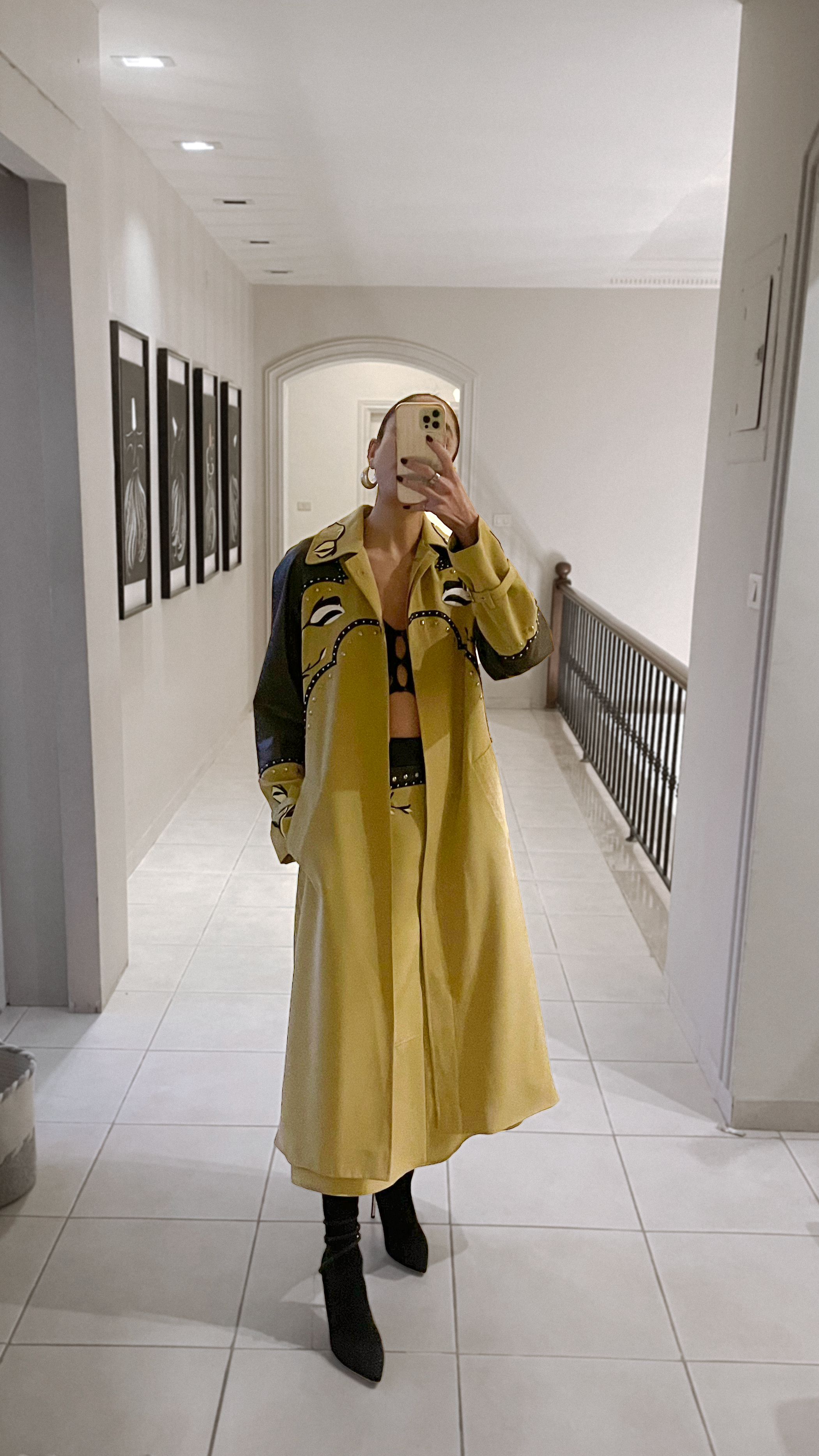 Wild Wild East Midi Skirt