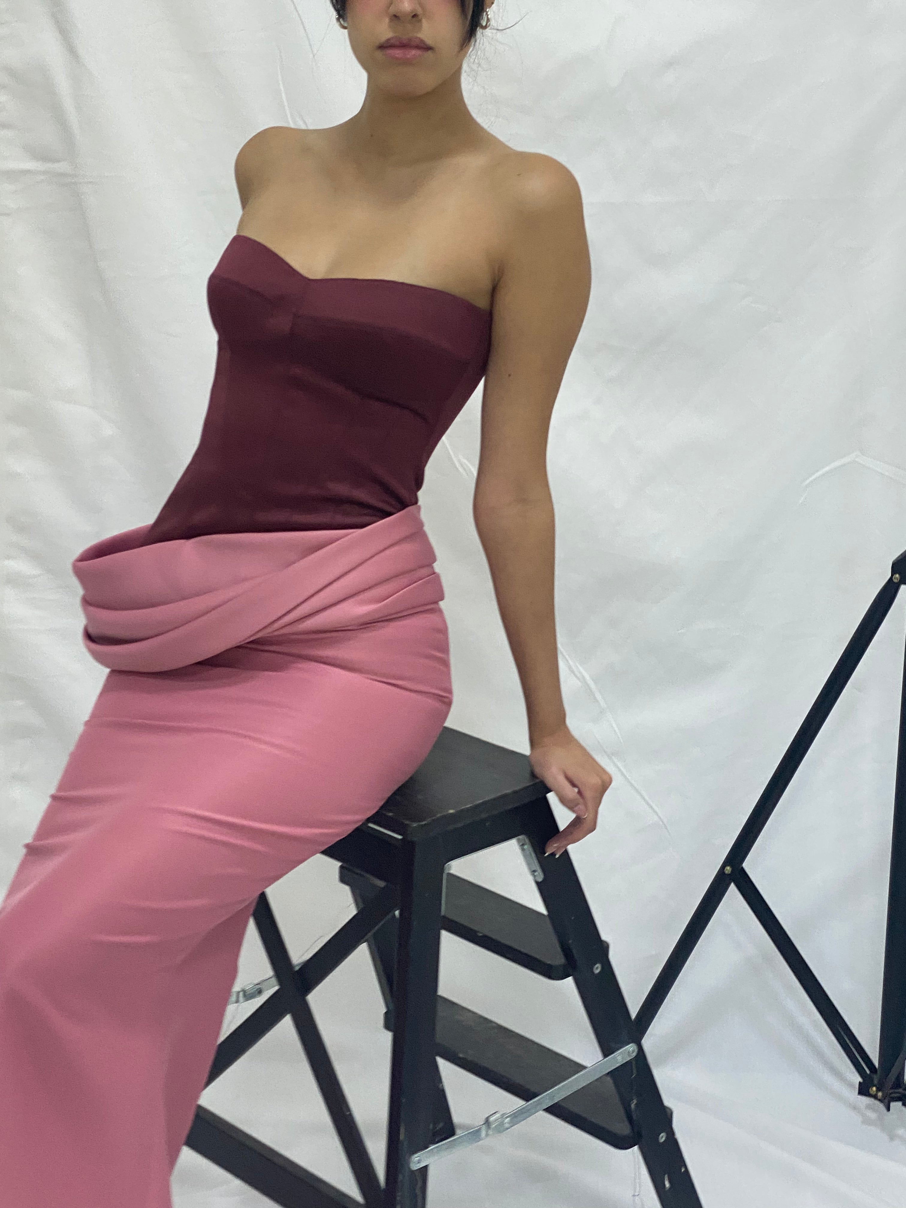 The Two-Tone Undressed Gown