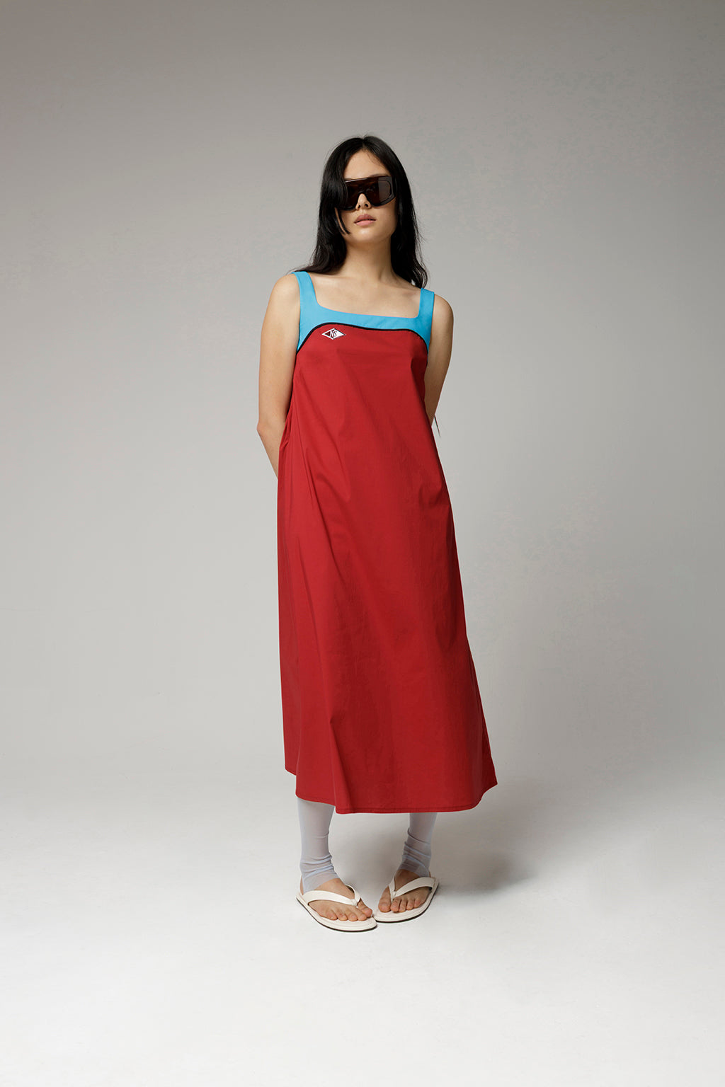 Sporty Shift Midi Dress
