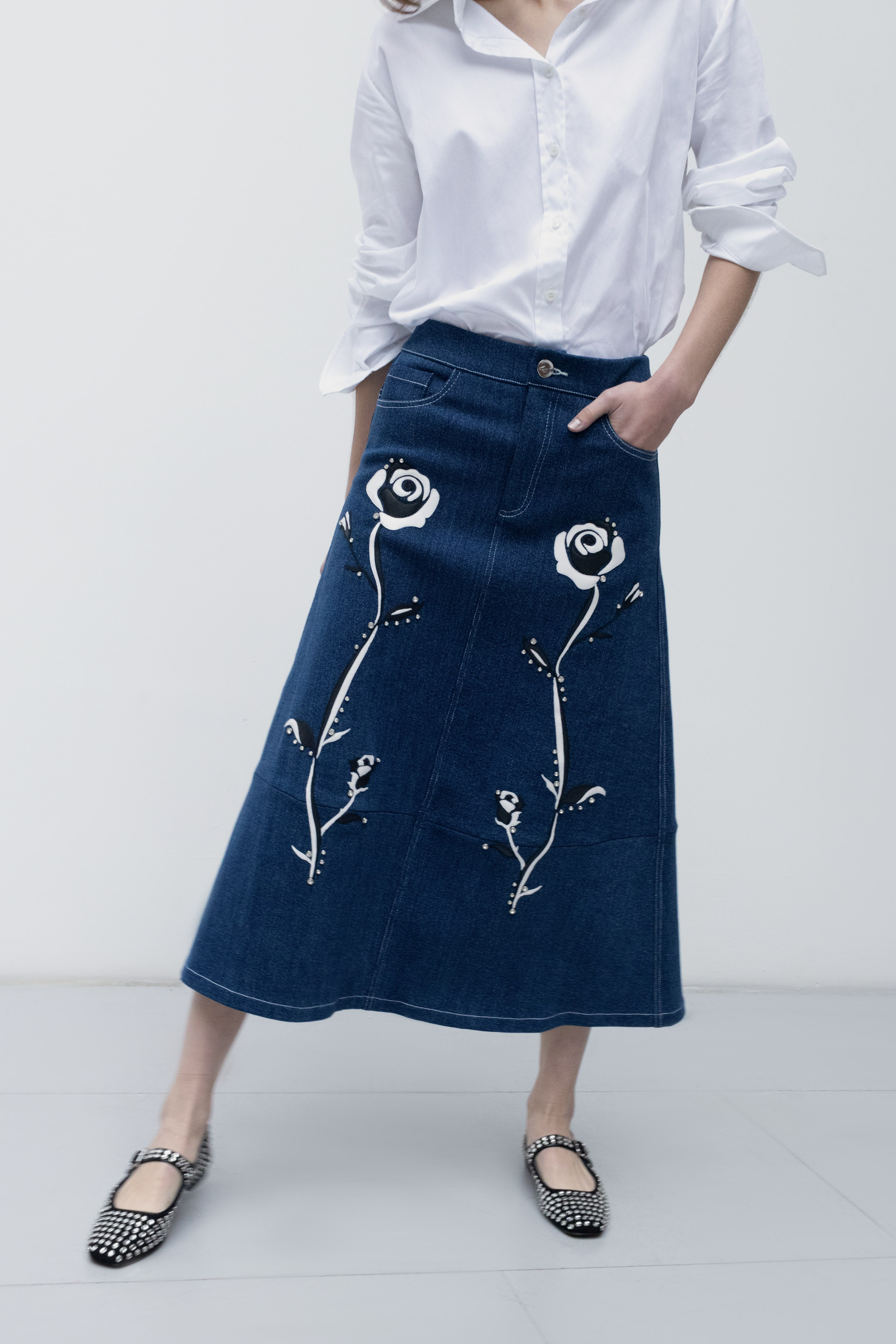 American Beauty Midi Skirt