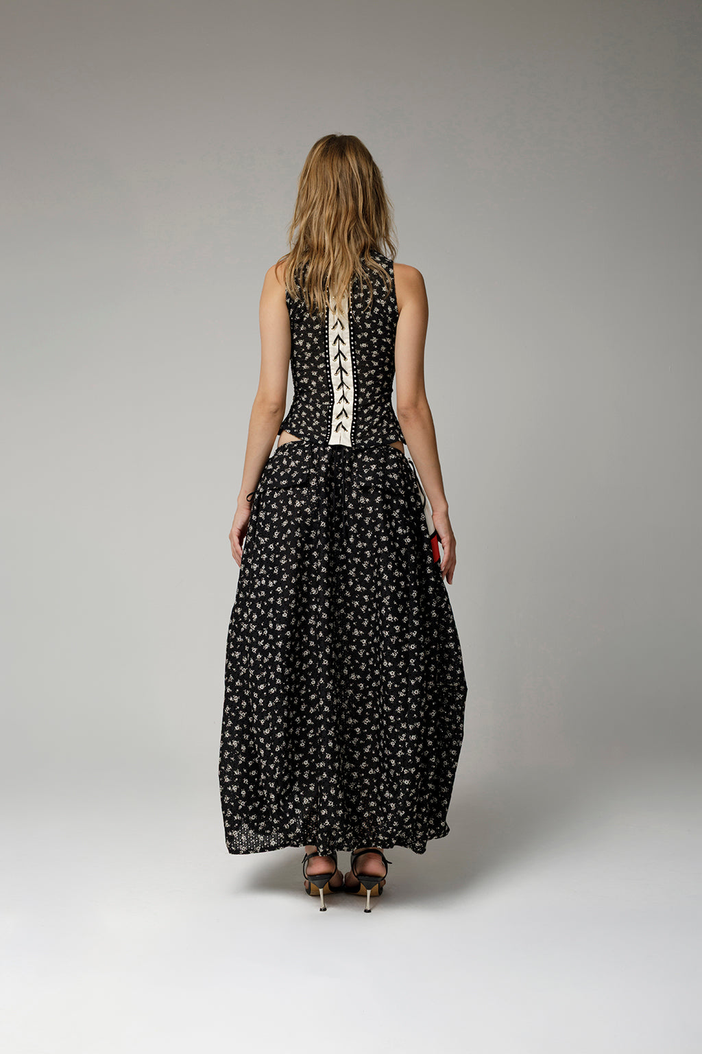 Floral Aria Drawstring Skirt