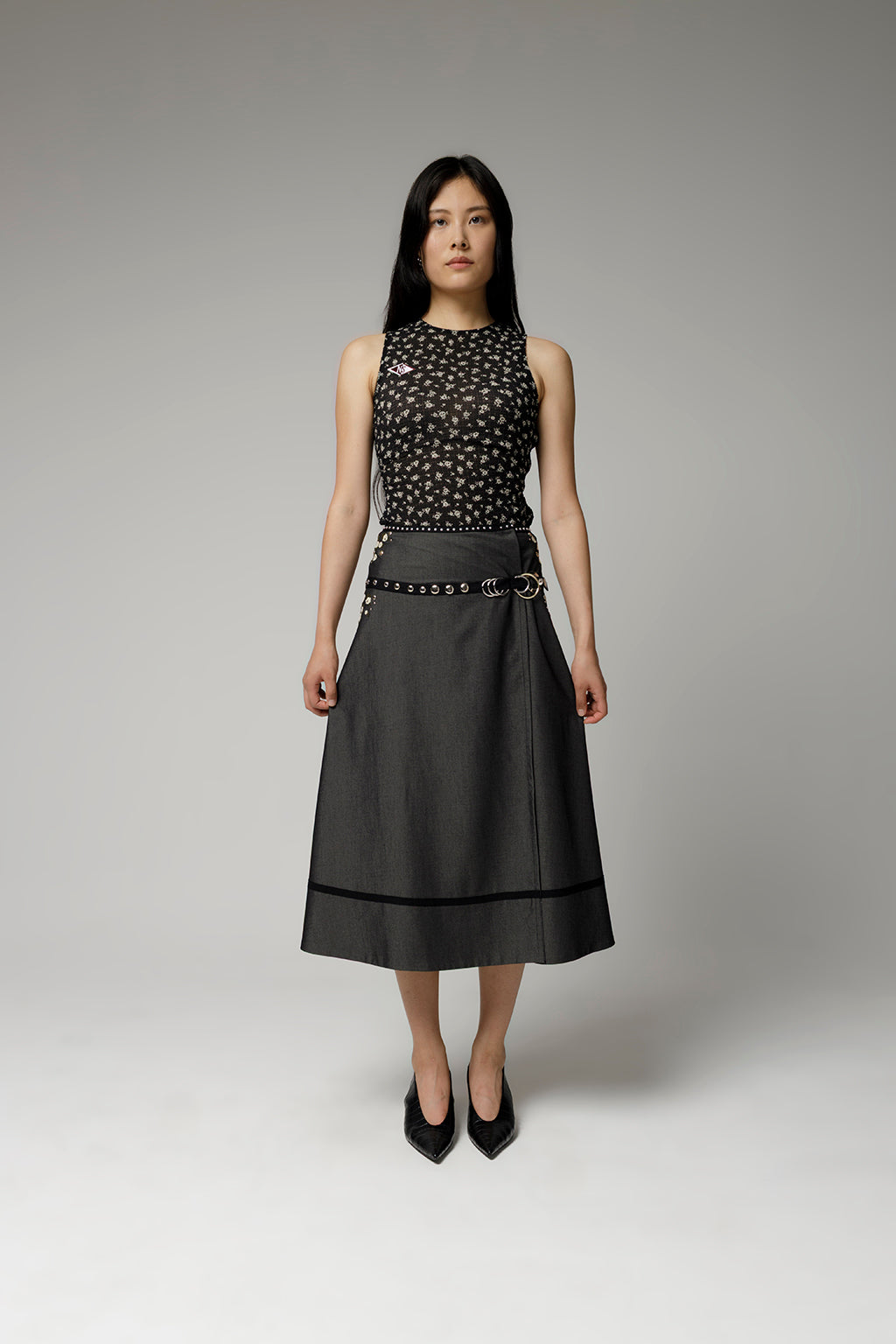 Heavy Metal Wrap Skirt