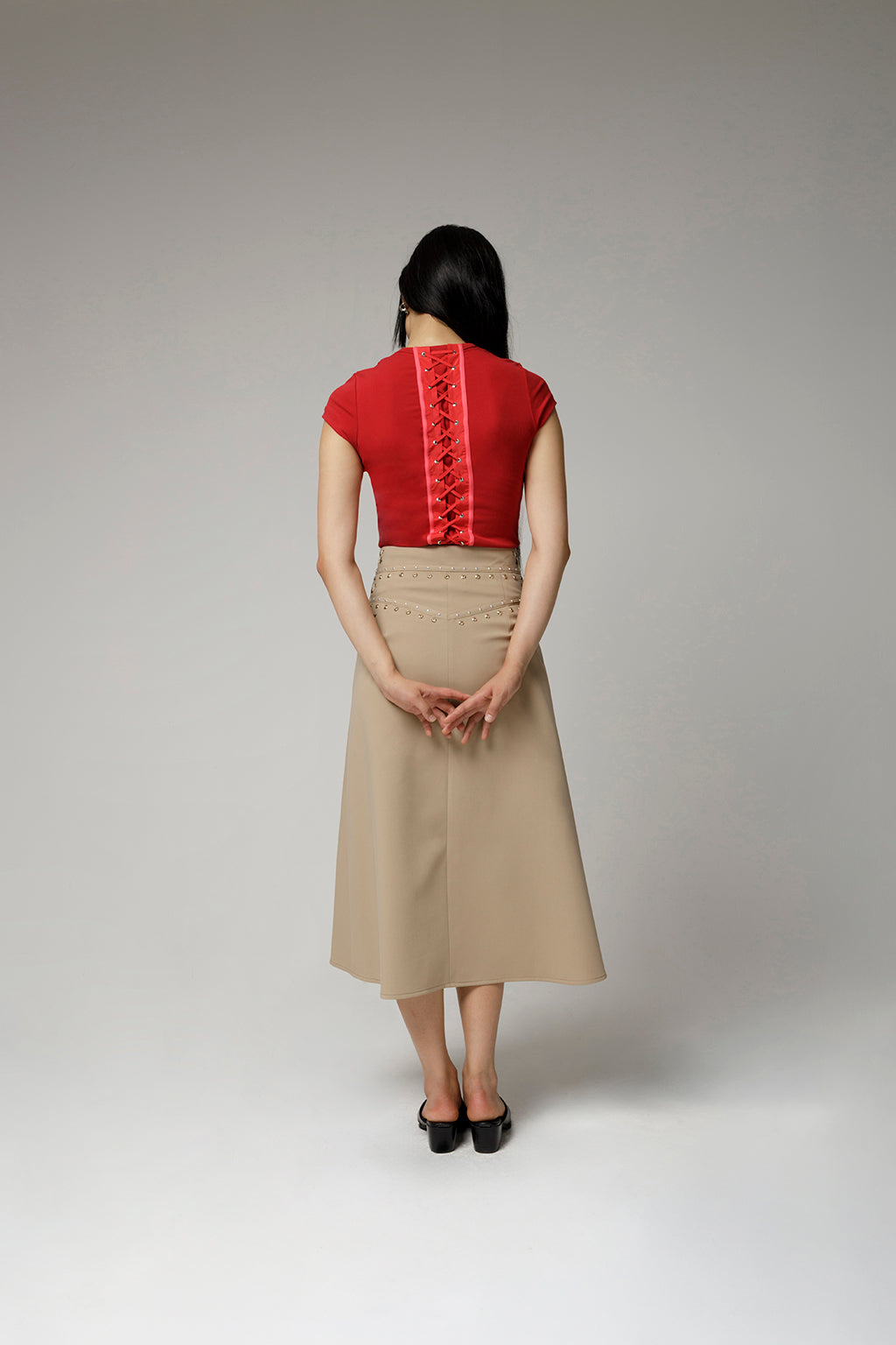 Rosette Rodeo Midi Skirt