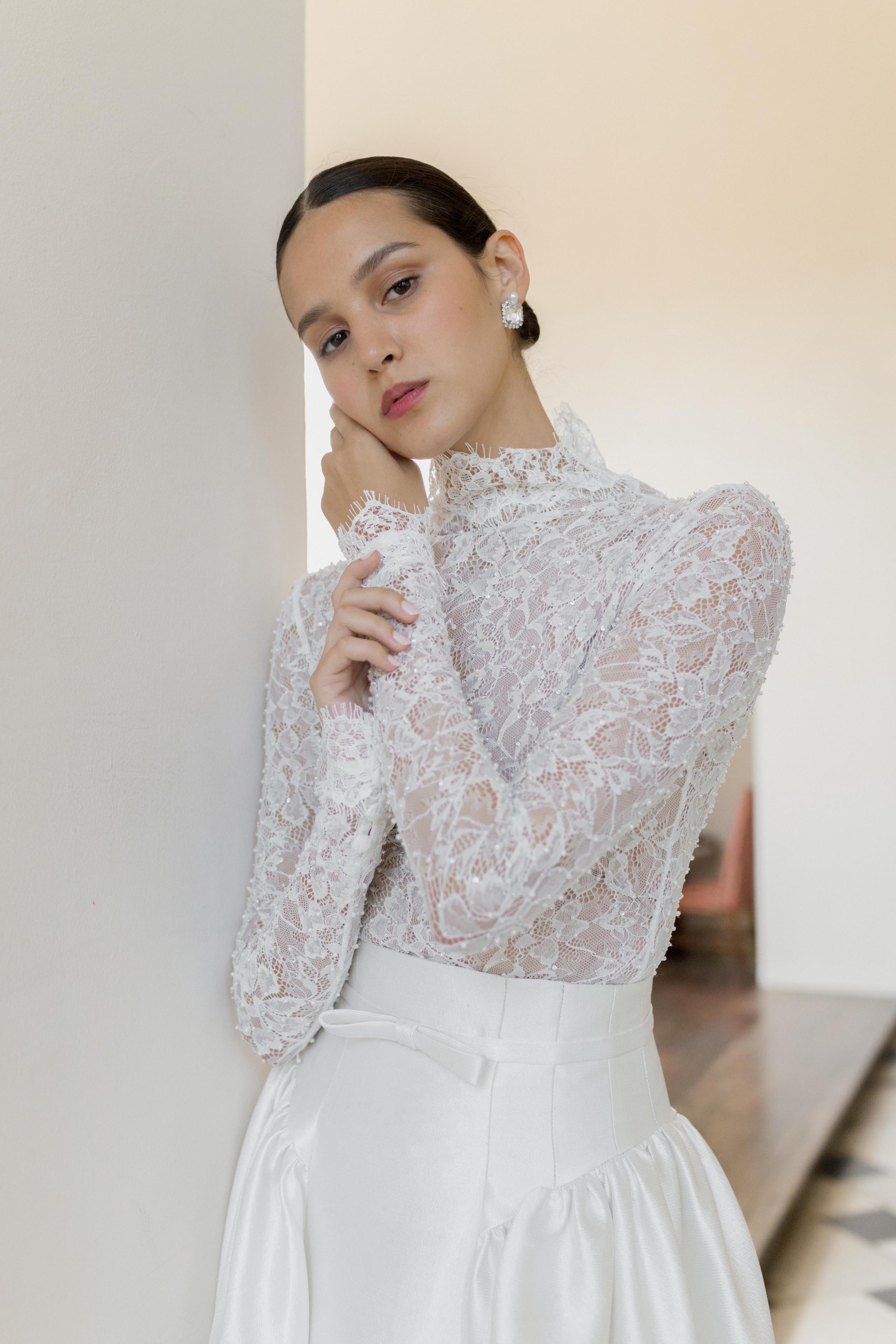 Noura Lace Top