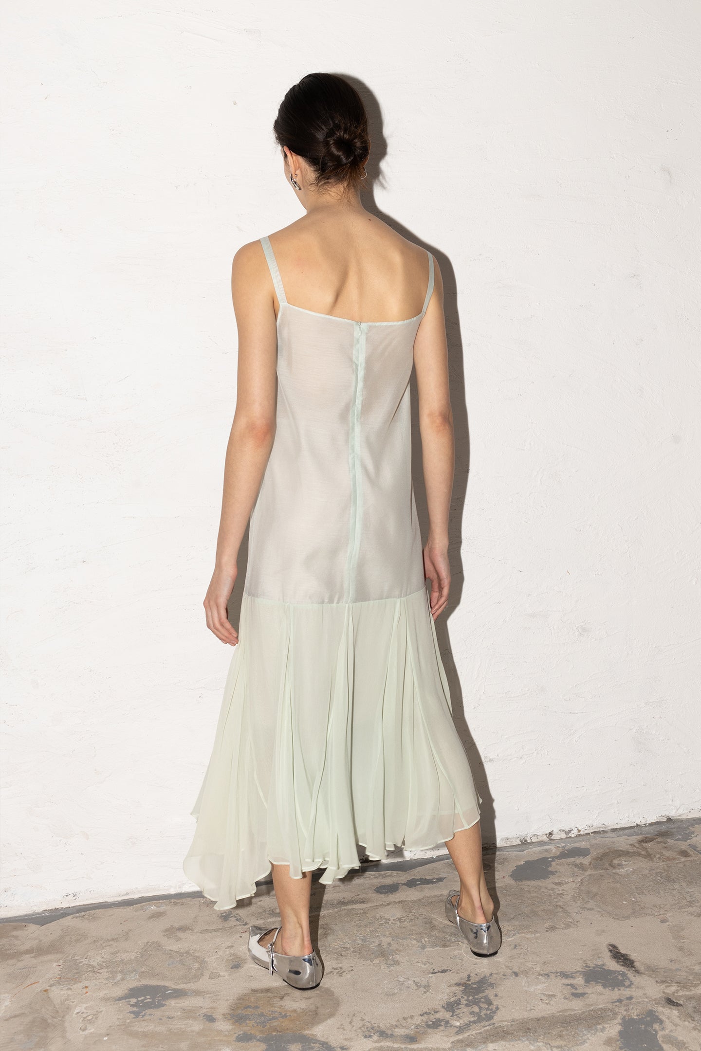 Shift Lace Midi Dress