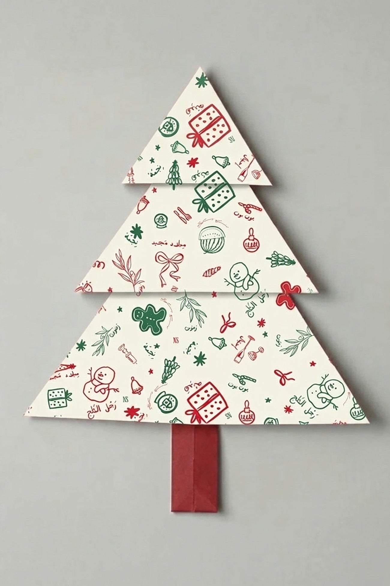 Green & Red Gift Wrapping Paper