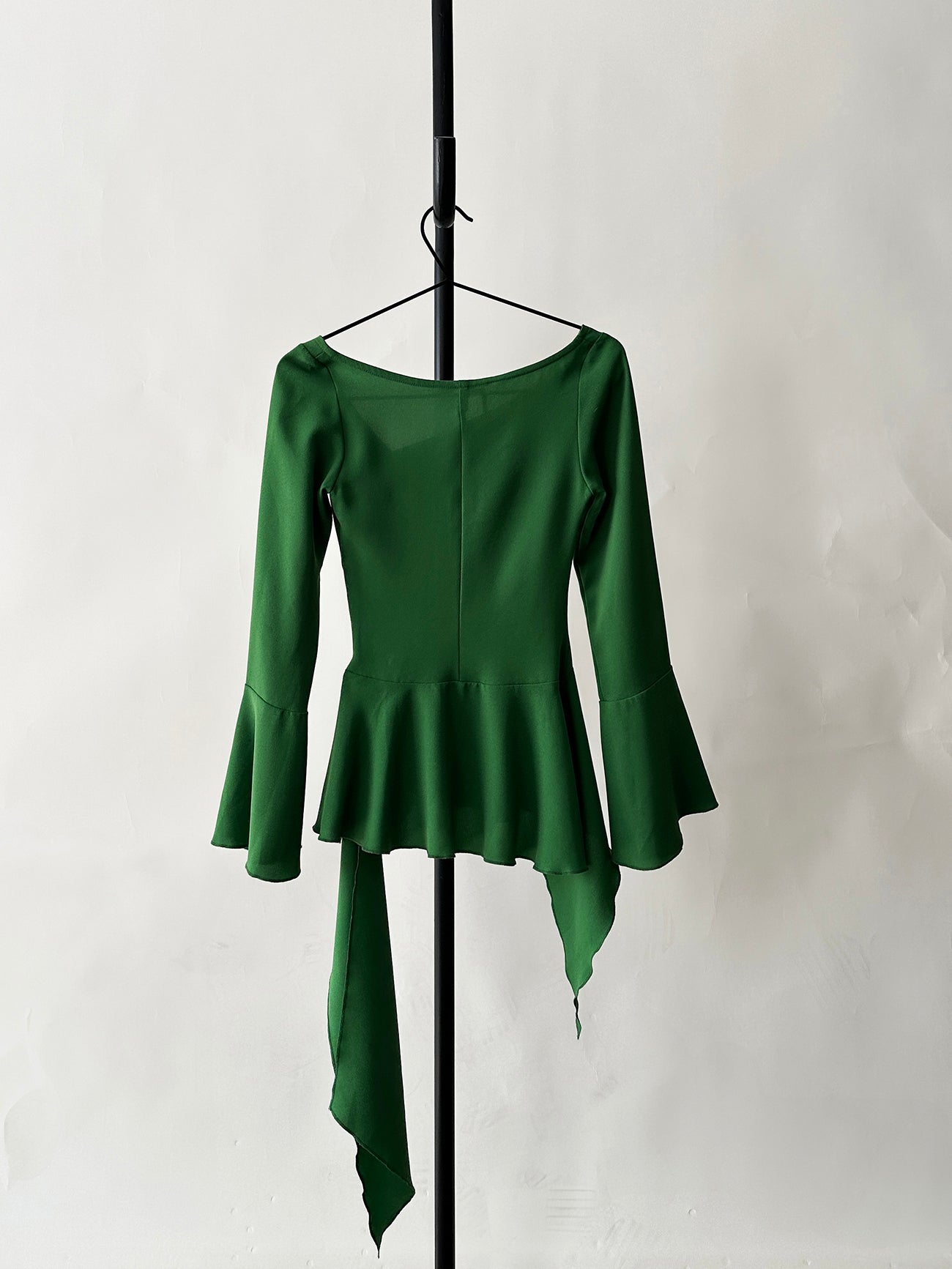 Pre-Loved Ruffle Jersey Long Sleeve Top