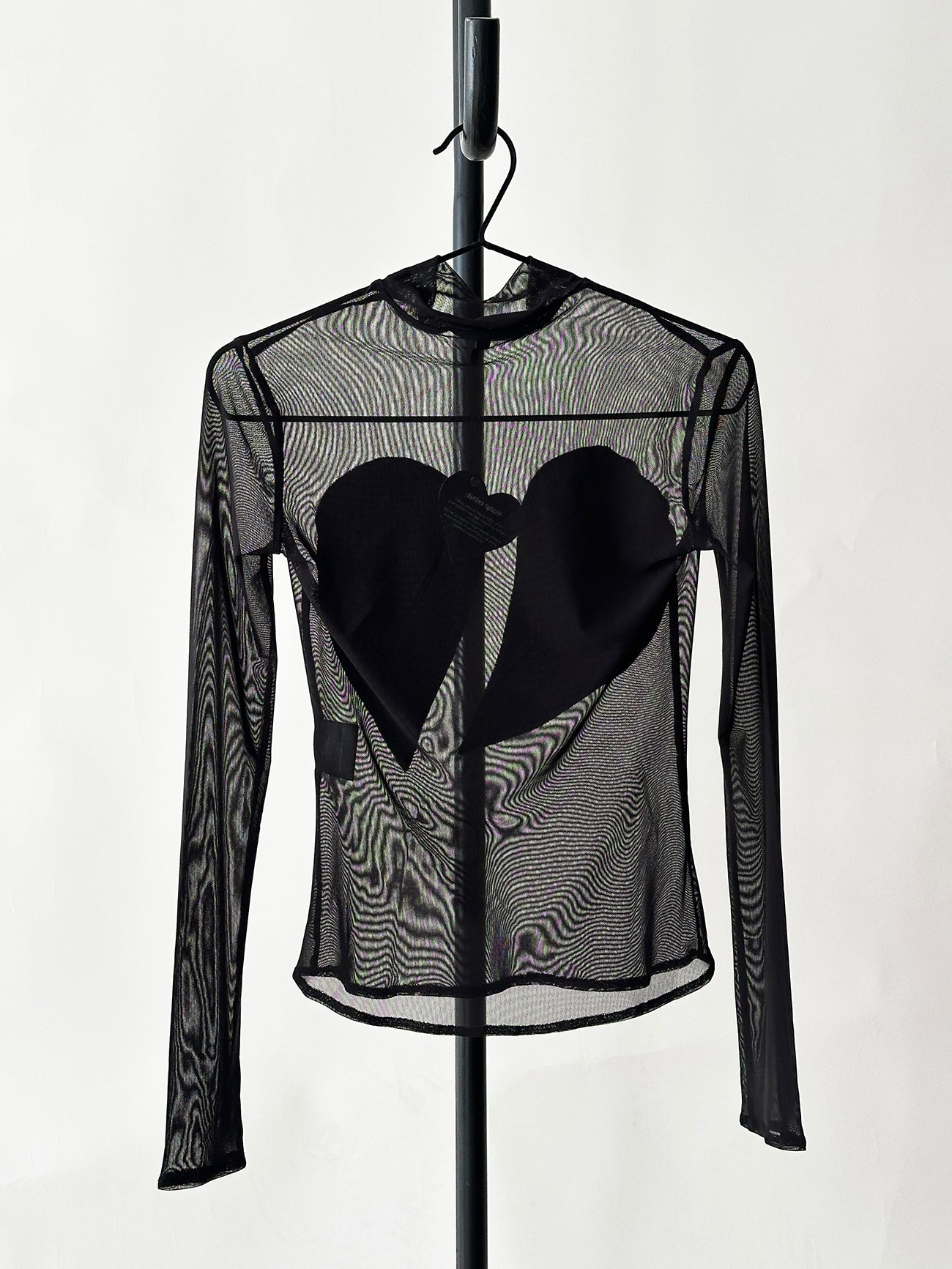 Pre-Loved Mesh Top With Drops