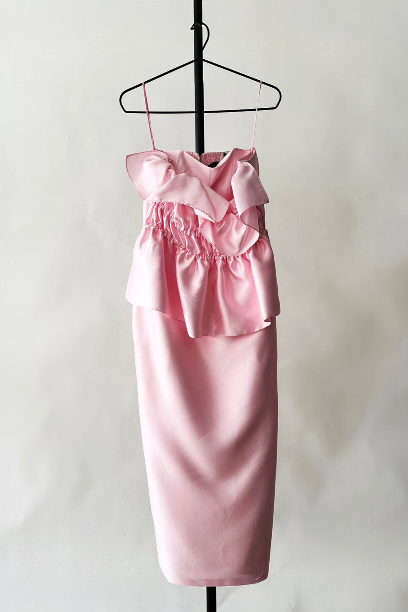 Pre-Loved Bespoke Taffeta Tube Dress