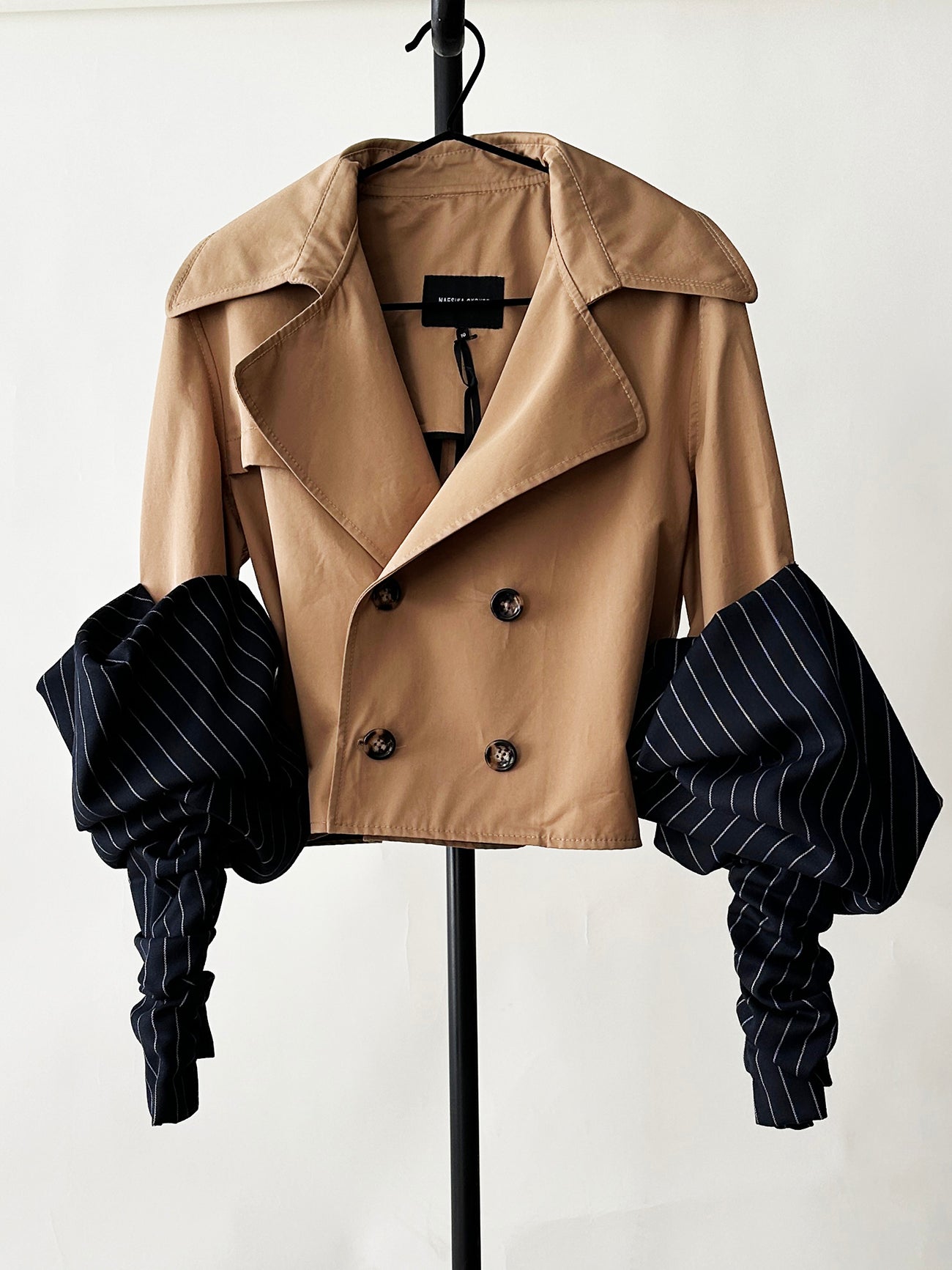 Pre-Loved Couture Sleeve Cropped Trench