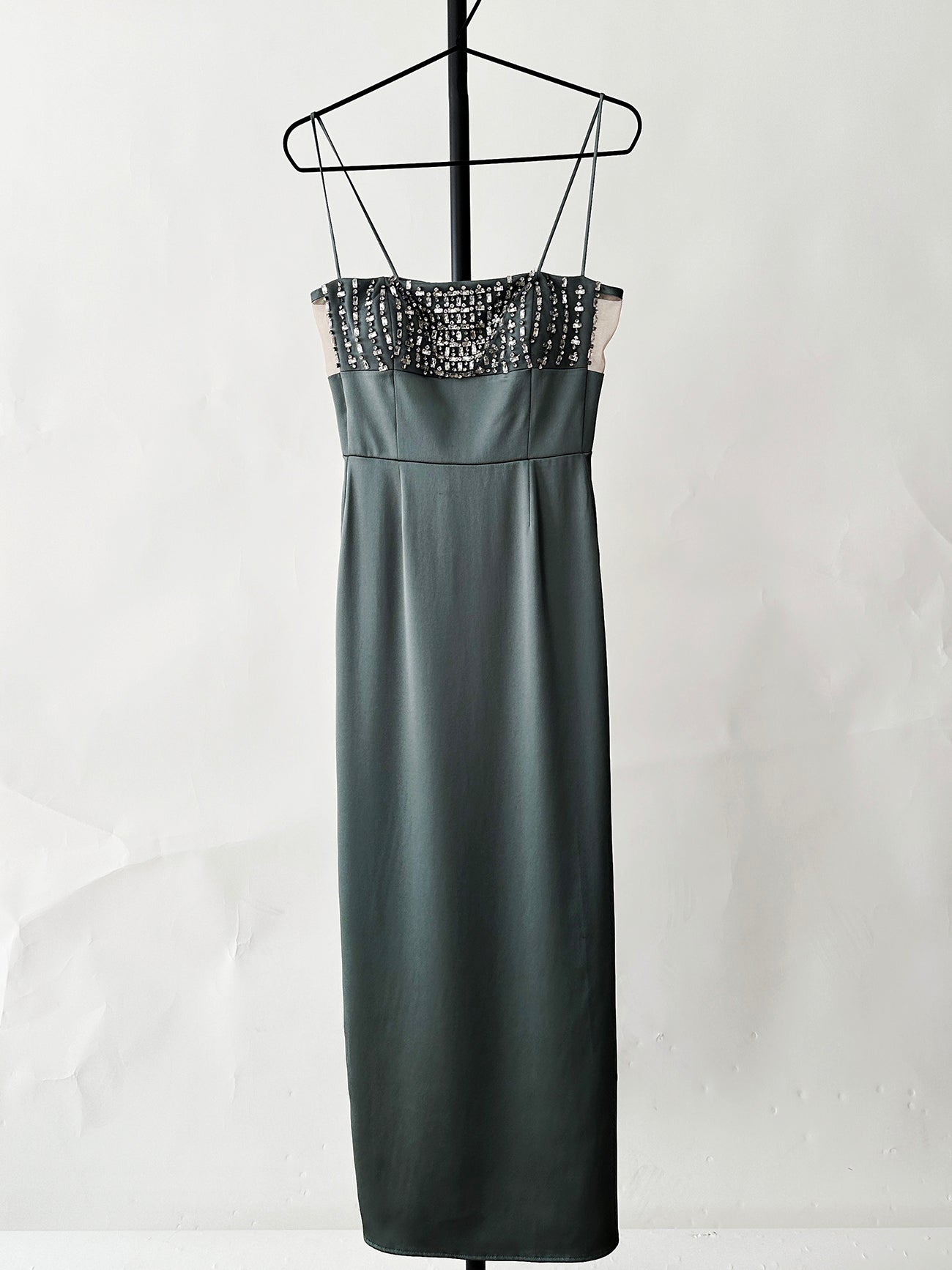 Pre-Loved Bespoke Crystal Leo Slim Midi