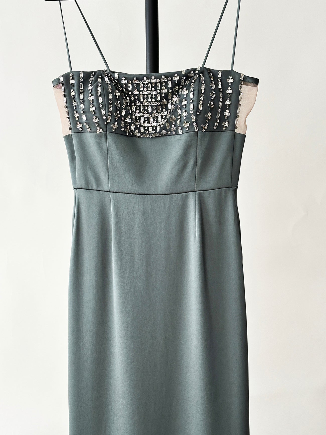 Pre-Loved Bespoke Crystal Leo Slim Midi