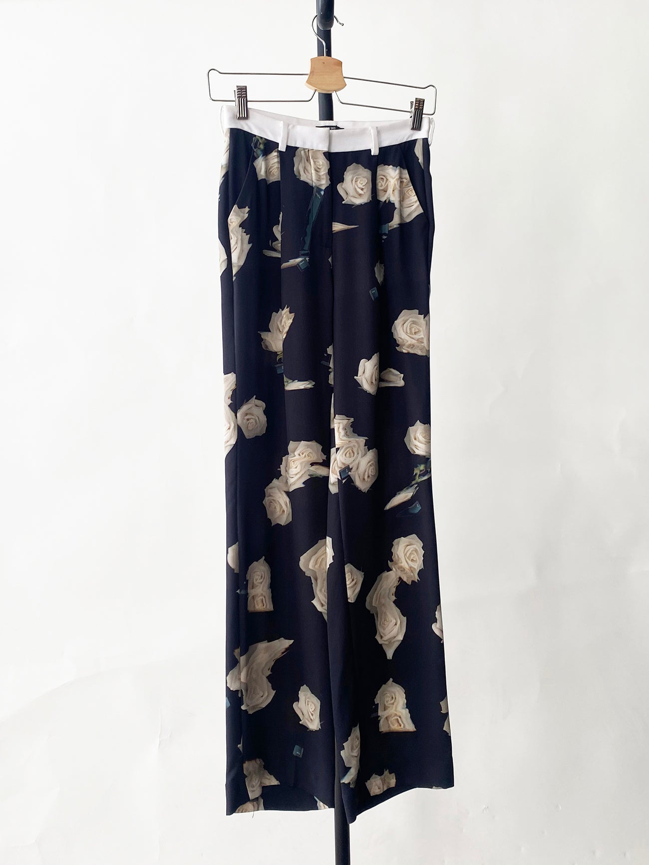 Pre-Loved Rose Glitch Trousers