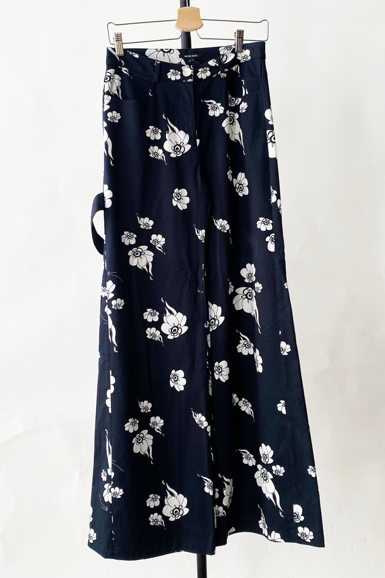 Pre-Loved Floral Wide Leg Denim