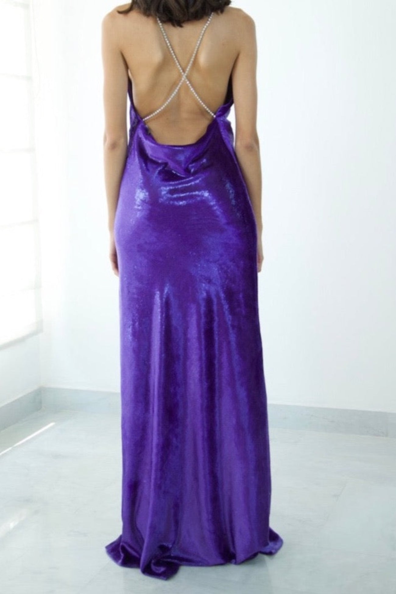 Spotlight Dress Velvet Long