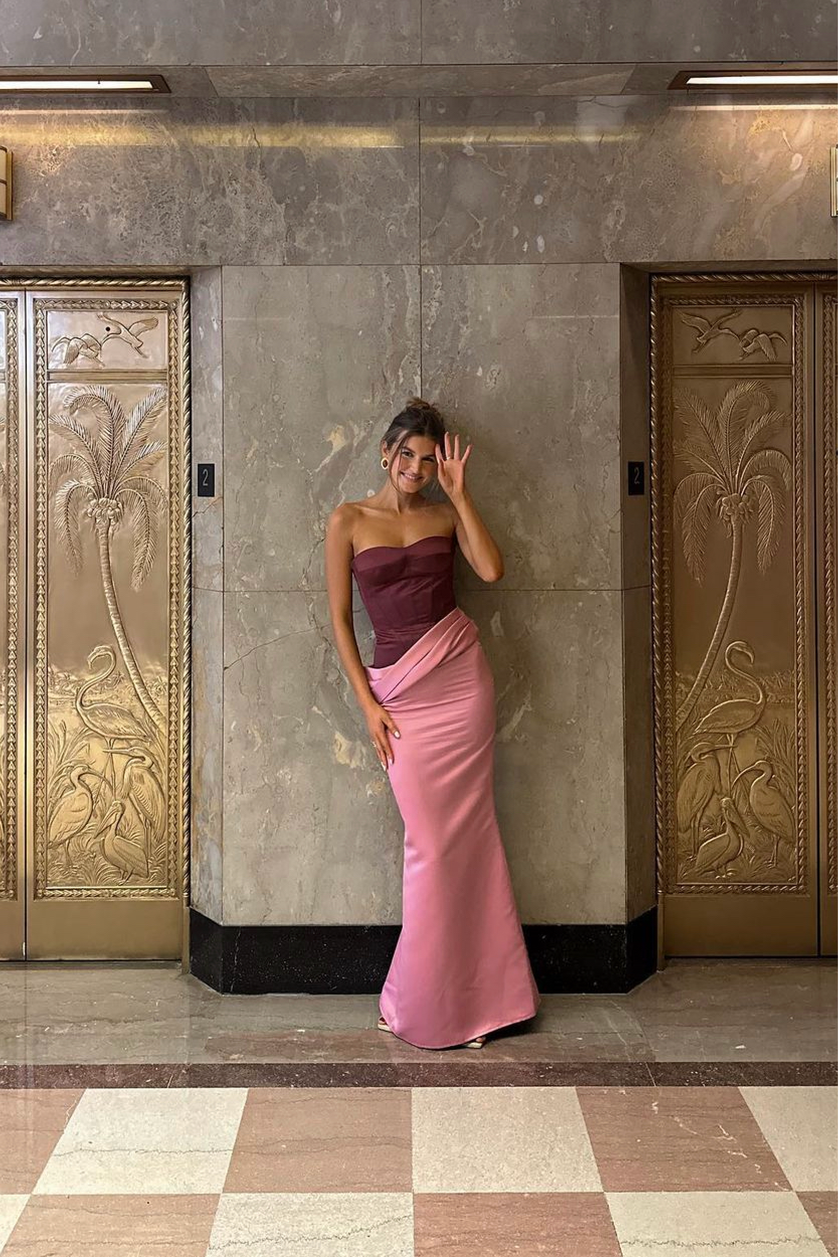 The Two-Tone Undressed Gown