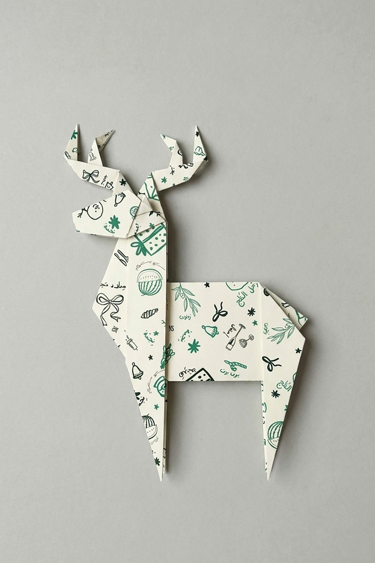 Green Gift Wrapping Paper