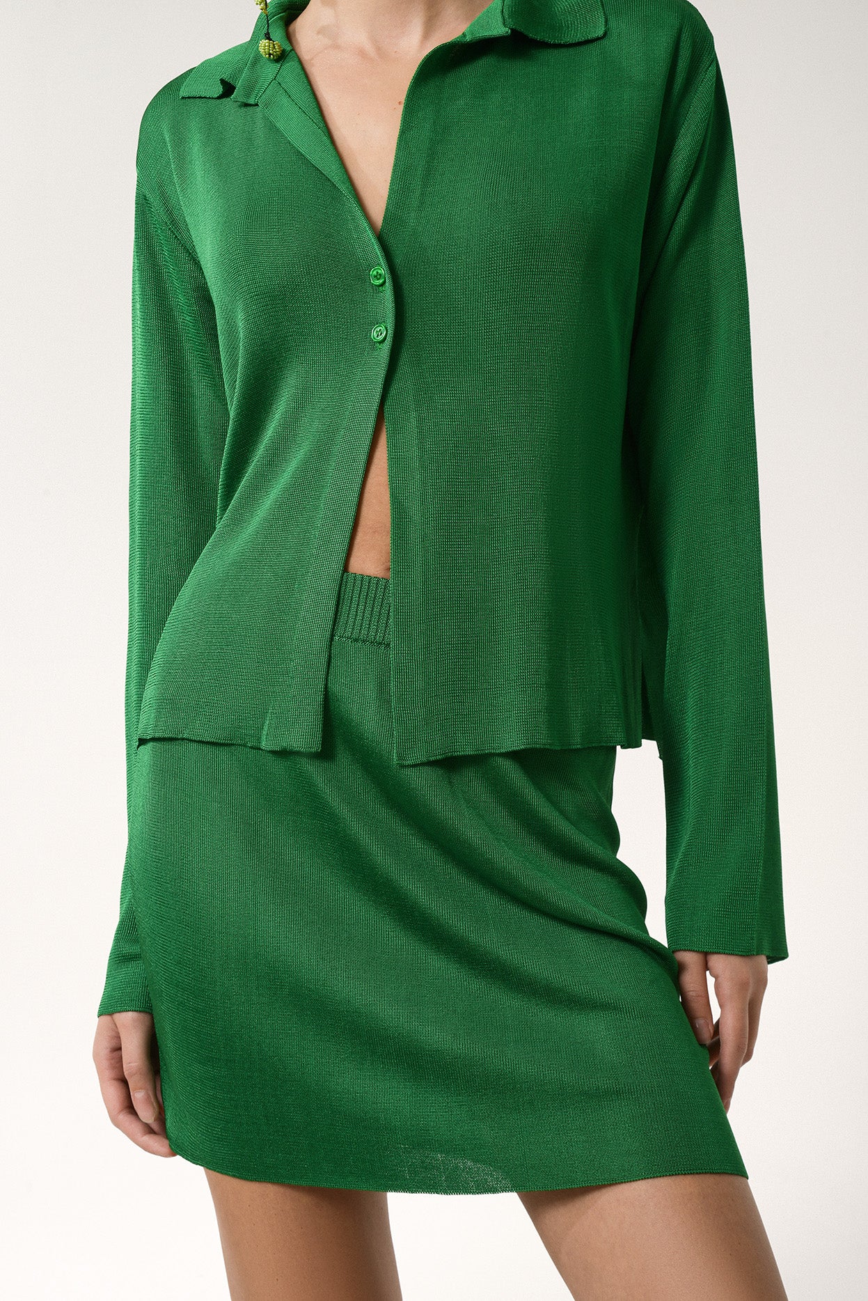 Knit Mini Skirt - Nafsika Skourti