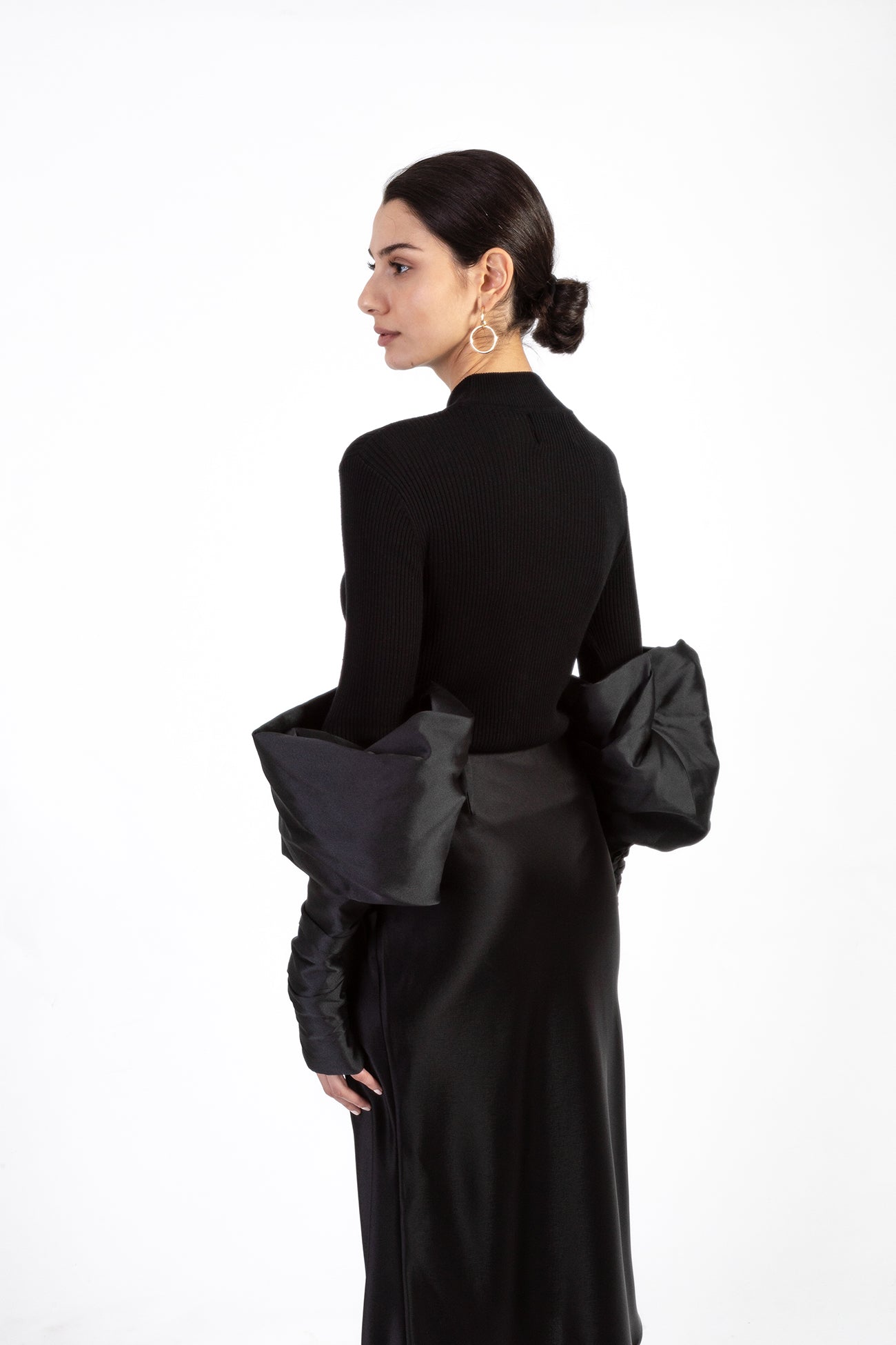 Turtleneck with Couture Sleeves - Nafsika Skourti