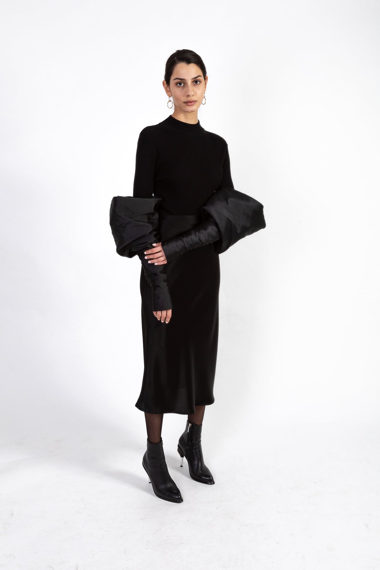 Turtleneck with Couture Sleeves - Nafsika Skourti