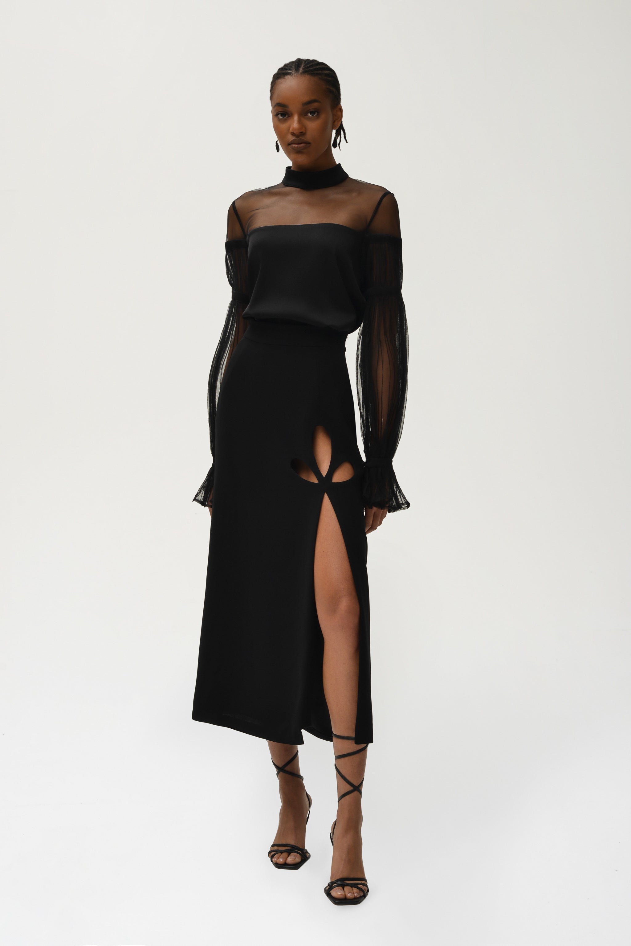 Lotus Midi Skirt - Nafsika Skourti