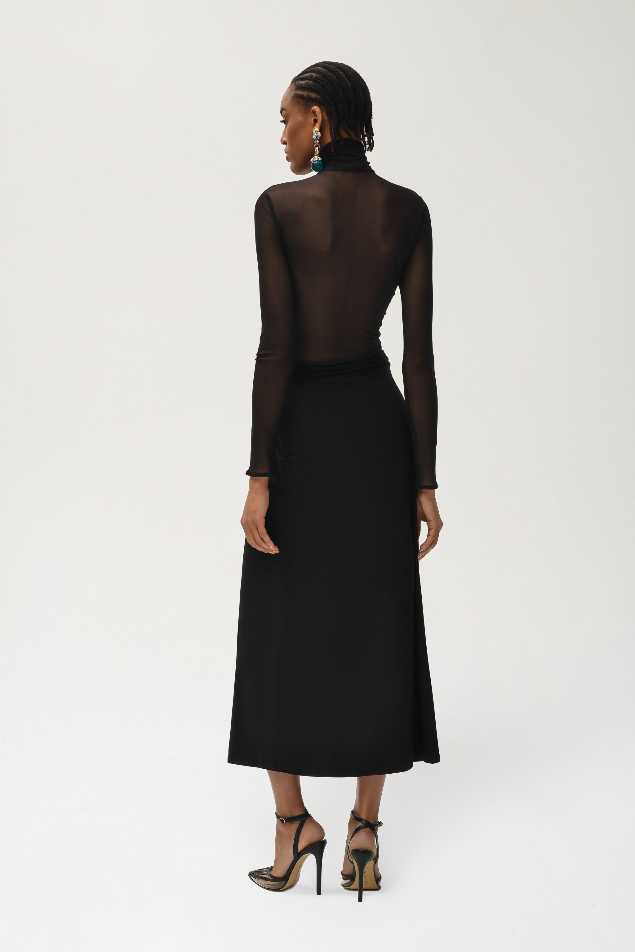 Mesh Top with Drop Shapes - Nafsika Skourti