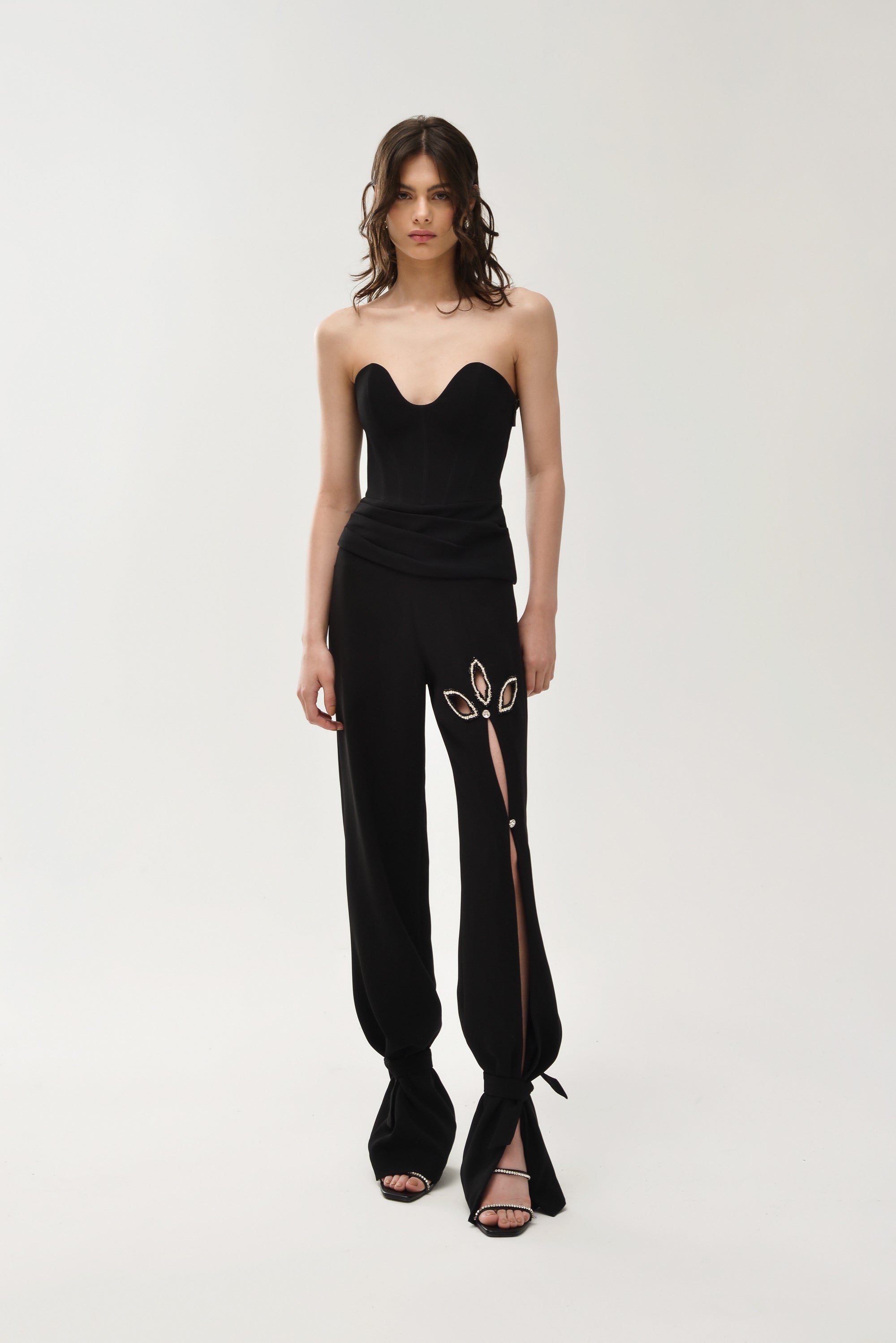 Lotus Crystal Trousers - Nafsika Skourti