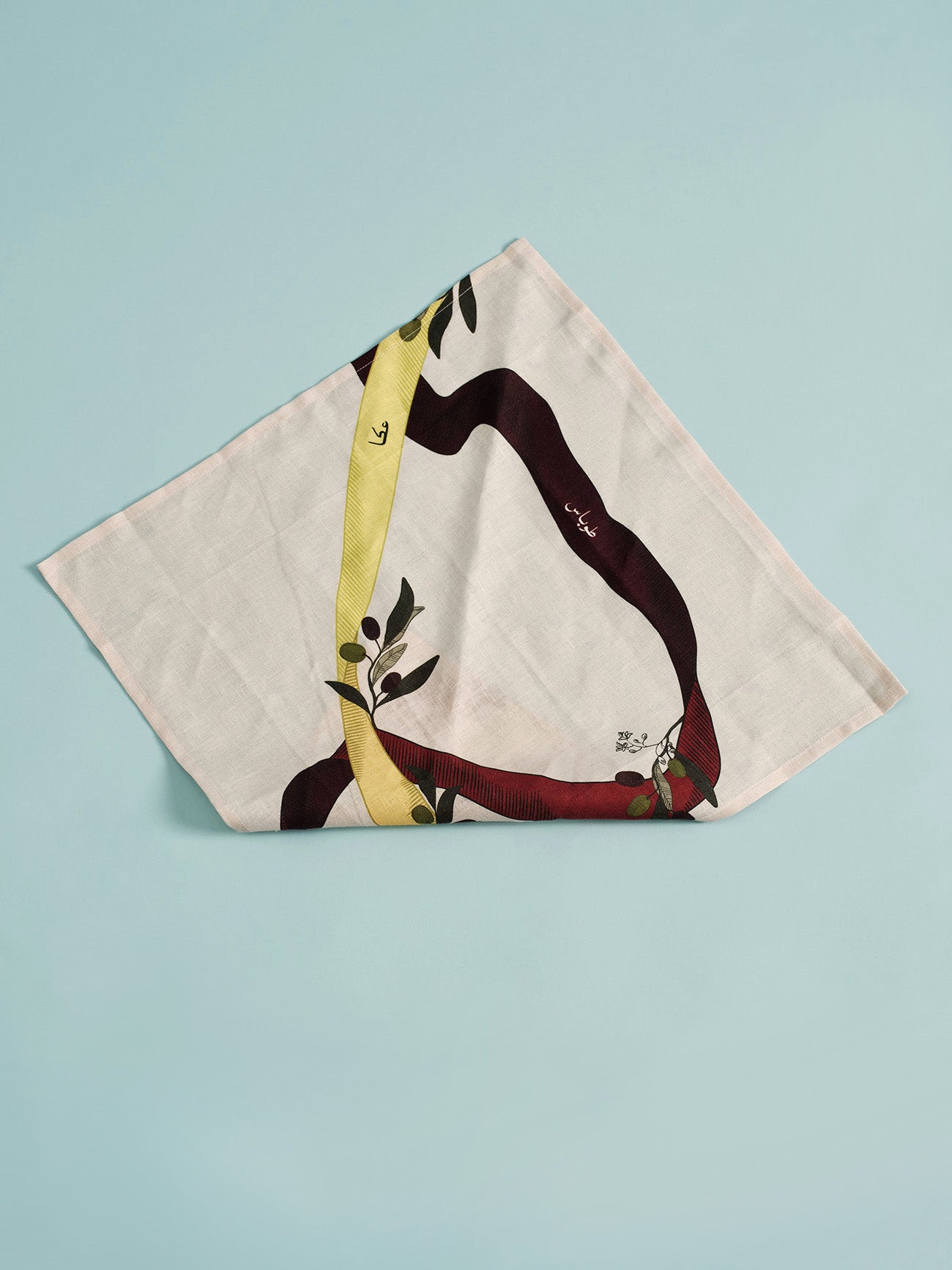 Multicolor Table Cloth and Table Napkins