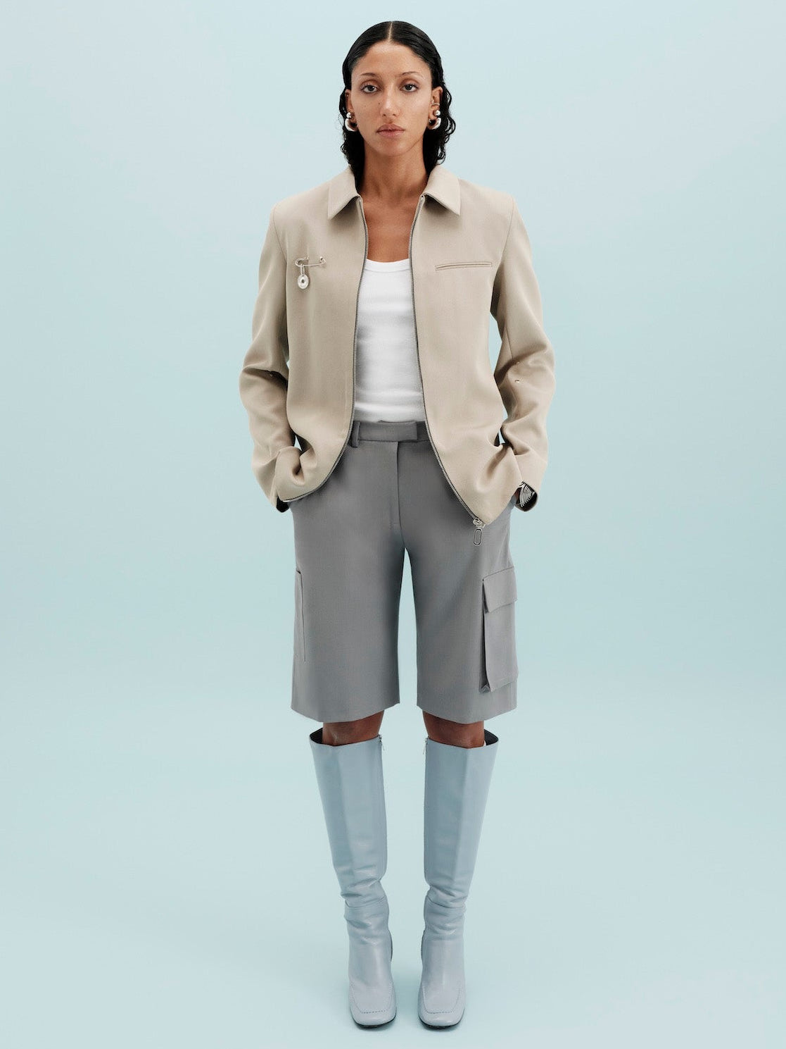 The Coin Zip Front Jacket