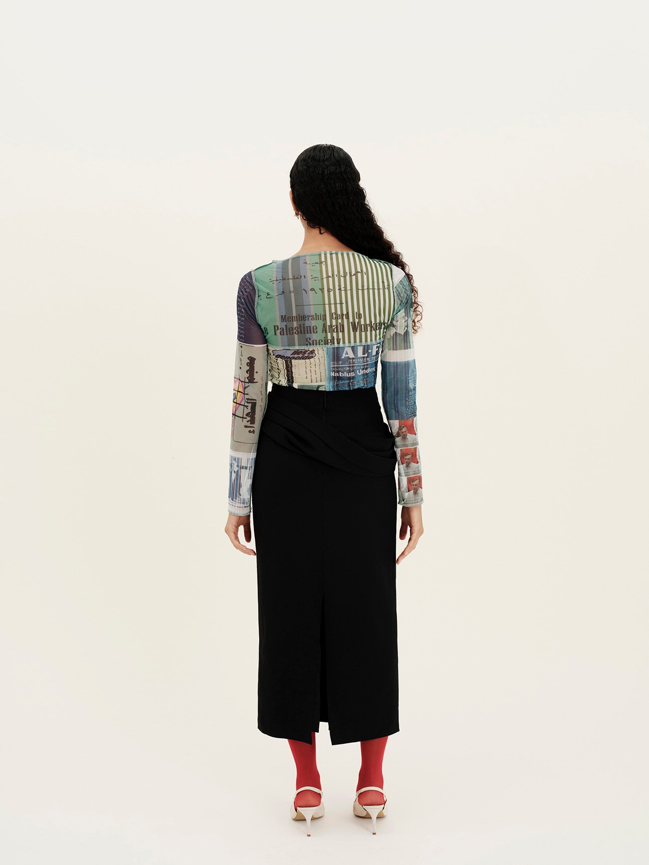 The Multi Colour Archive Mesh Top