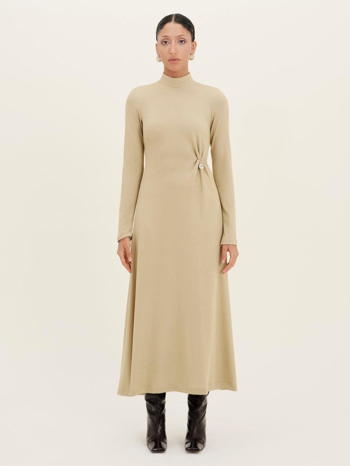 The Coin Cinch Jersey Dress